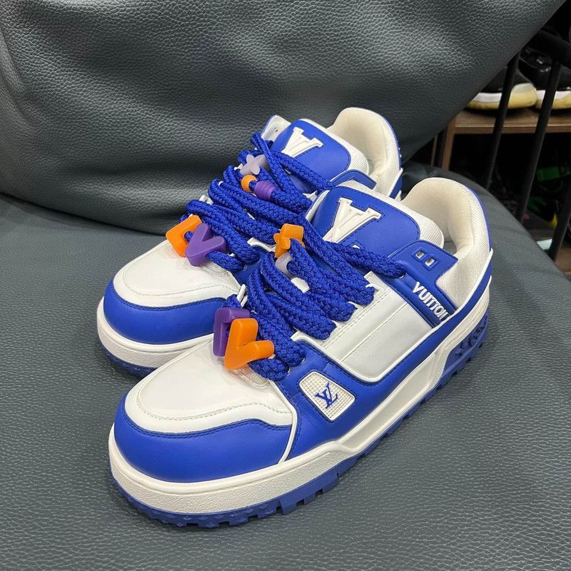 Louis Vuitton Louis Vuitton Trainer Maxi Stylish Low-Top Sneakers 0079 Size US 9.5 / EU 42-43 - 1 Thumbnail