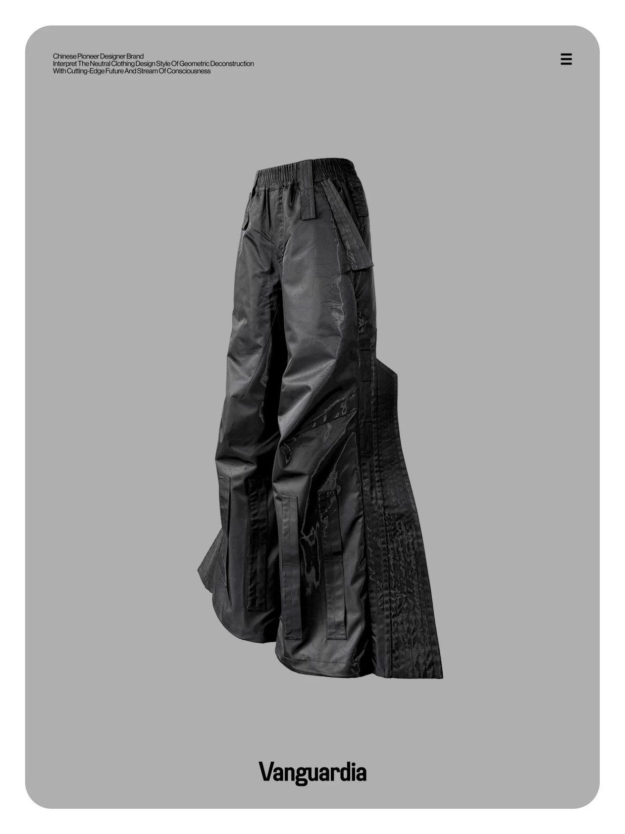 Other “Vanguardia 25AW avant-garde dark deconstr liquid-metal gl Size US 32 / EU 48 - 2 Thumbnail