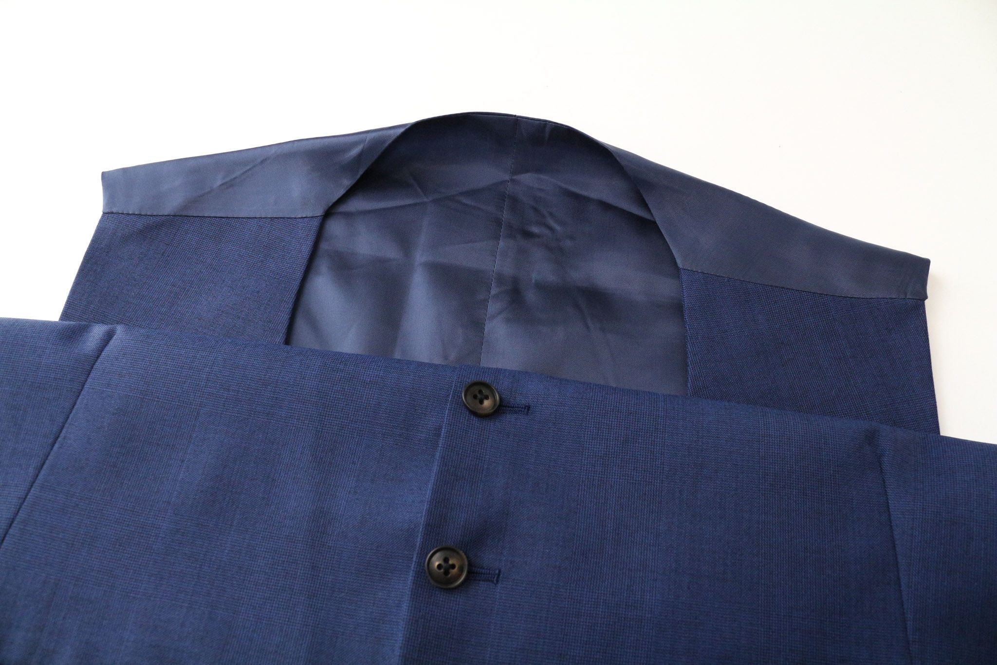 Suitsupply UK50R Blue Glen Check Wool Suit 74836 Size 50R - 6 Thumbnail