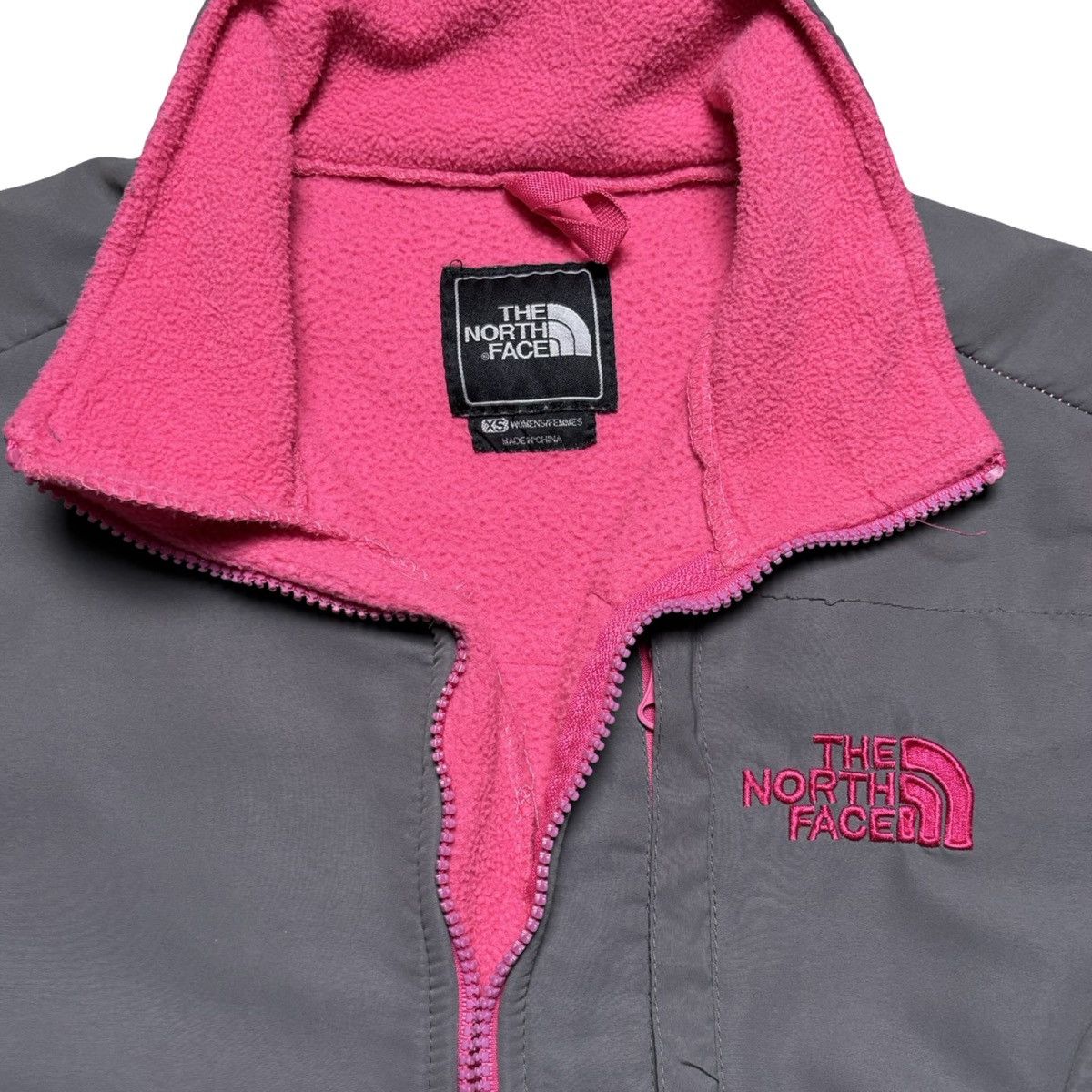 The North Face The North Face Women’s Pink Gray Denali Fleece Jacket XS Size XS / US 0-2 / IT 36-38 - 4 Thumbnail