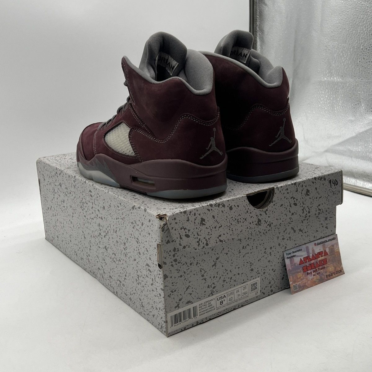 Jordan Brand Air Jordan 5 burgundy Size US 8.5 / EU 41-42 - 4 Thumbnail