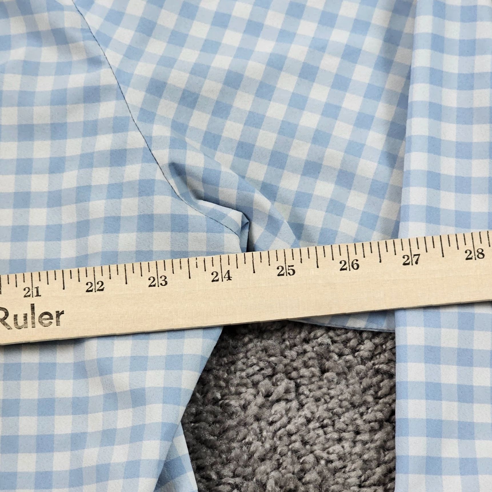 Mizzen+Main Mizzen+Main VINTAGE Check Shirt Mens 2XL Blue Slim Fit Long Sleeve Button-Up Breathable Performance Stretch USA Size US XXL / EU 58 / 5 - 7 Thumbnail