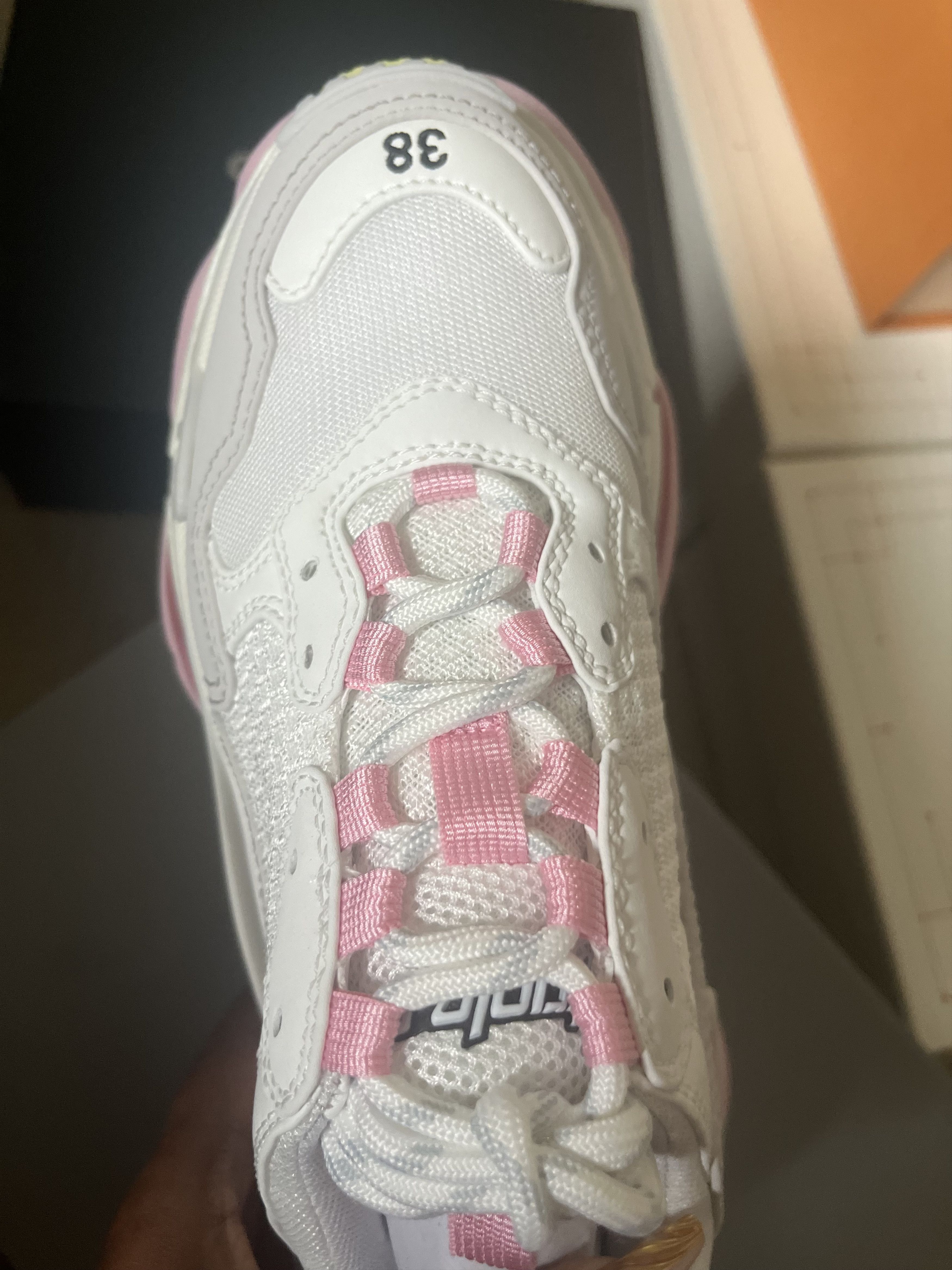 Balenciaga Balenciaga Wmns Triple S Sneaker 'White Multi Size US 8 / IT 38 - 1 Thumbnail