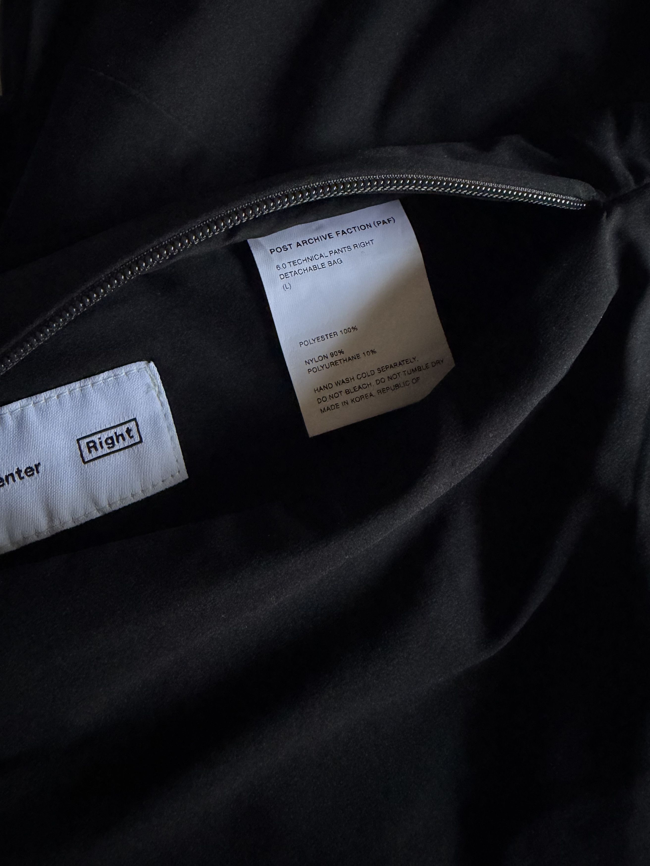 POST ARCHIVE FACTION (PAF) 6.0 Technical Right Pants Size US 34 / EU 50 - 5 Thumbnail