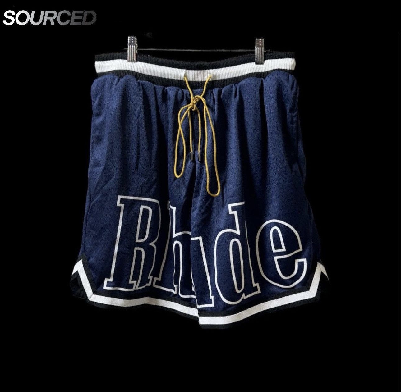 Rhude (NEW) RHUDE Court Logo Shorts Blue Size US 36 / EU 52 - 1 Thumbnail