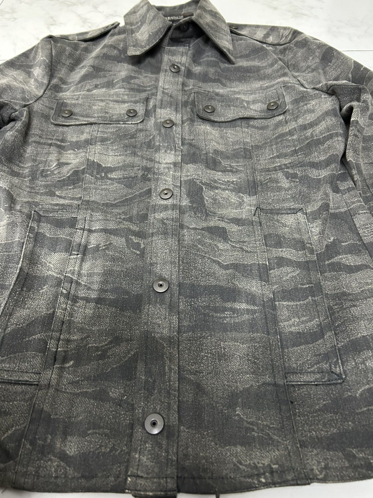 5351 POUR LES HOMMES 5351 POUR LESS HOMMES DOUBLE BREASTED JACKET TIGER STRIPE Size US M / EU 48-50 / 2 - 8 Thumbnail