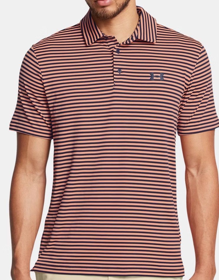 Under Armour New Men’s UA Playoff Polo Striped Shirt Size XL 3.0 Under Size US XL / EU 56 / 4 - 1 Thumbnail