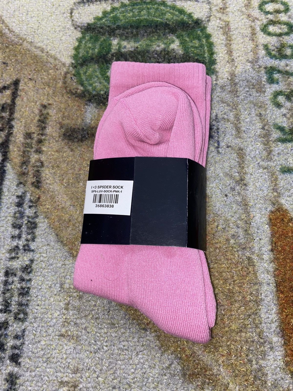 Sp5der I Love Sp5der Sock (SMALL/MEDIUM) Size ONE SIZE - 2 Thumbnail