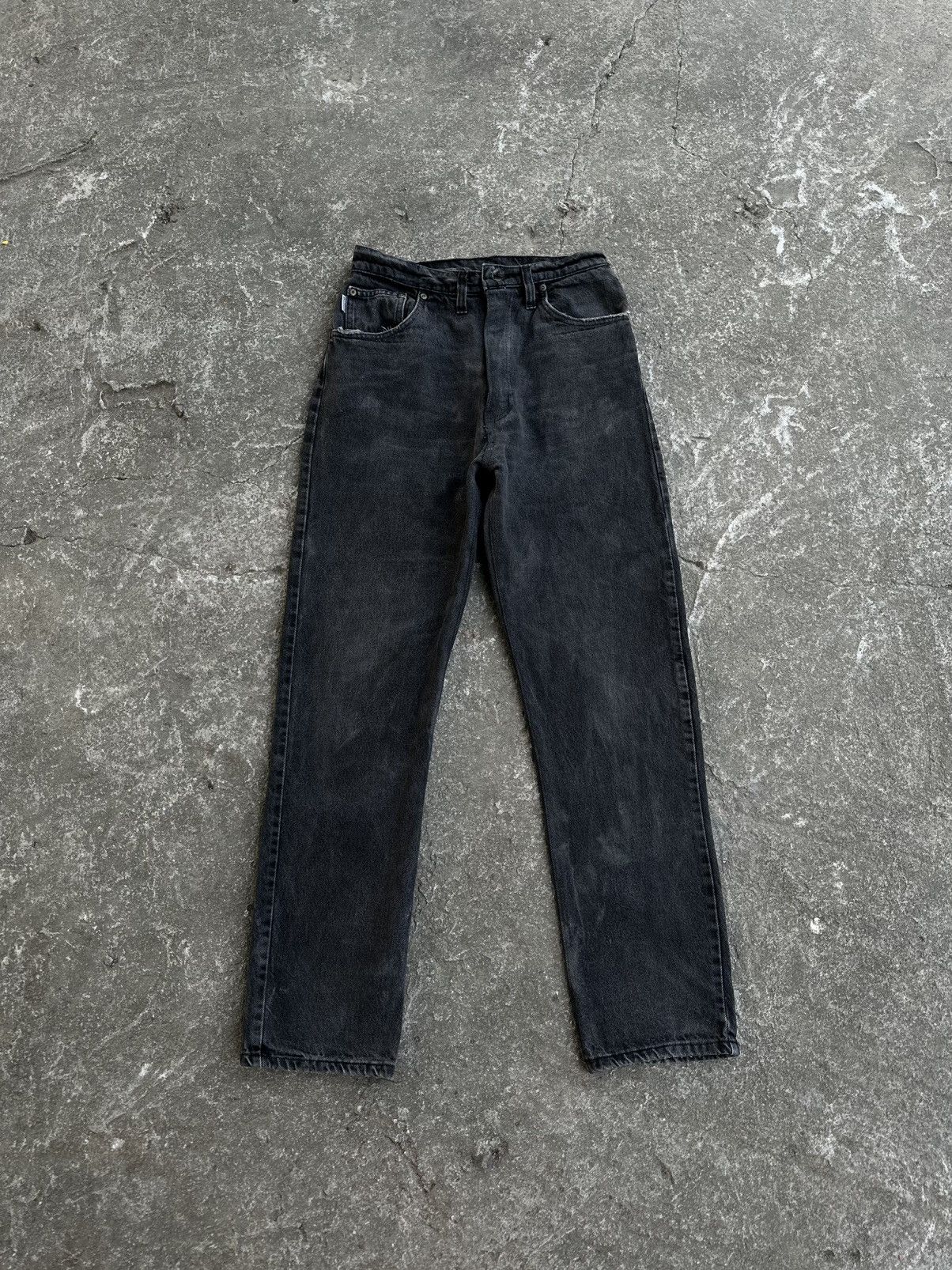 Carhartt × Vintage (30x32) Faded Black Carhartt Carpenter Pants Size US 30 / EU 46 - 3 Thumbnail