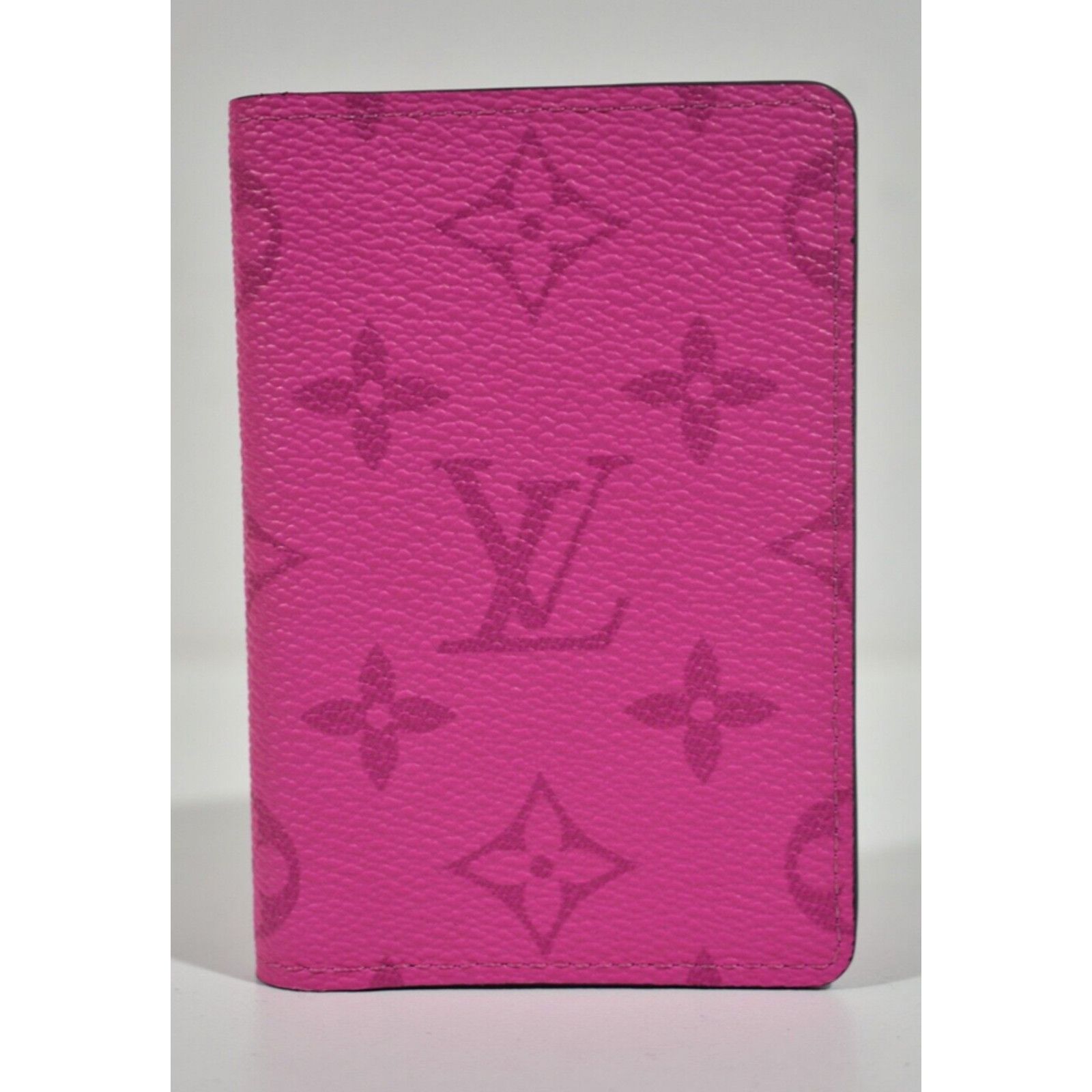 Louis Vuitton Louis Vuitton Pink Monogram Logo Pocket Organizer Wallet Size ONE SIZE - 3 Thumbnail