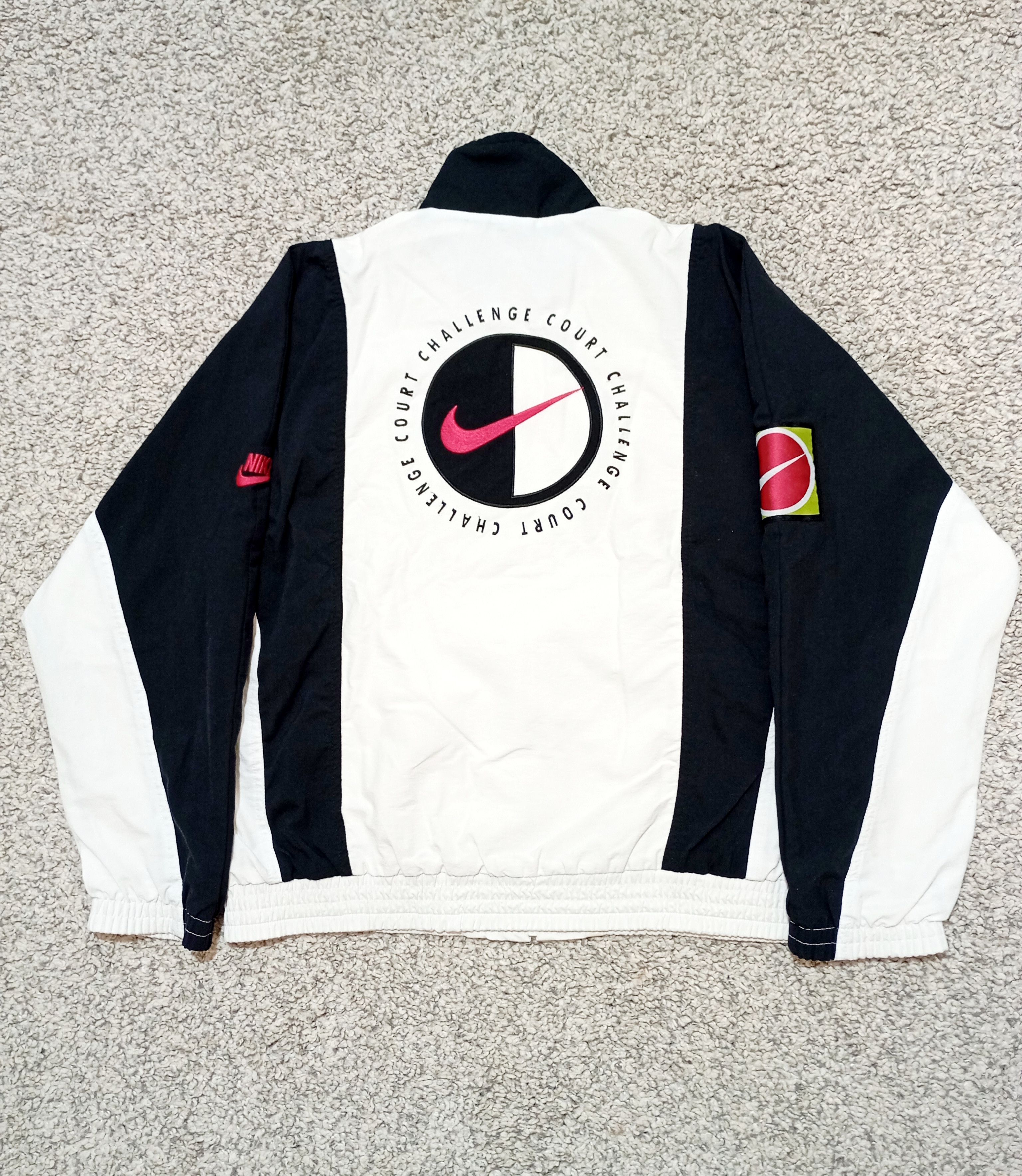 Nike Vintage Nike Challenge Court Jacket Andre Agassi Windbreaker Size US S / EU 44-46 / 1 - 1 Thumbnail