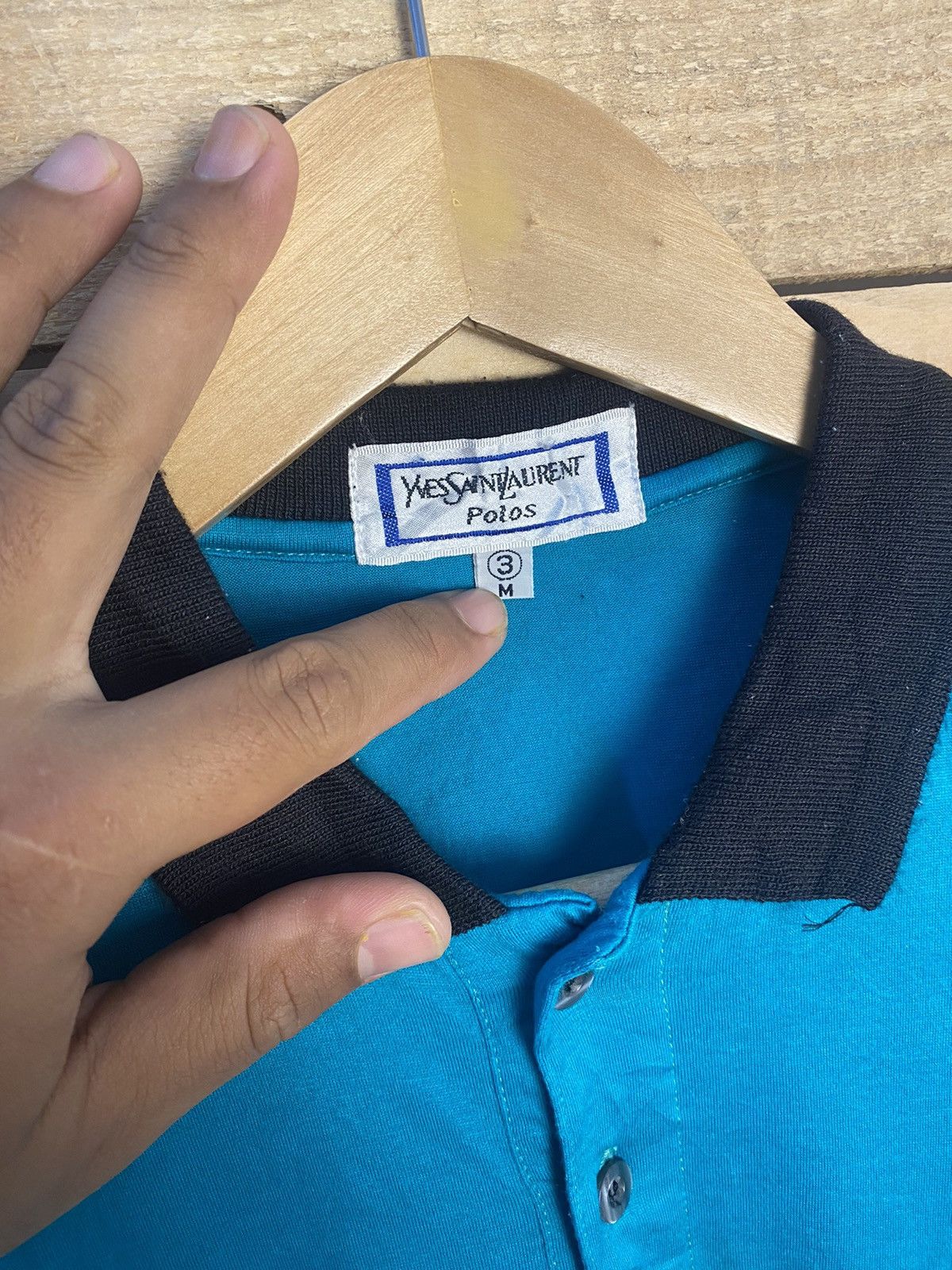 Japanese Brand × Vintage × Yves Saint Laurent Ysl Polo tshirt Size US M / EU 48-50 / 2 - 3 Thumbnail