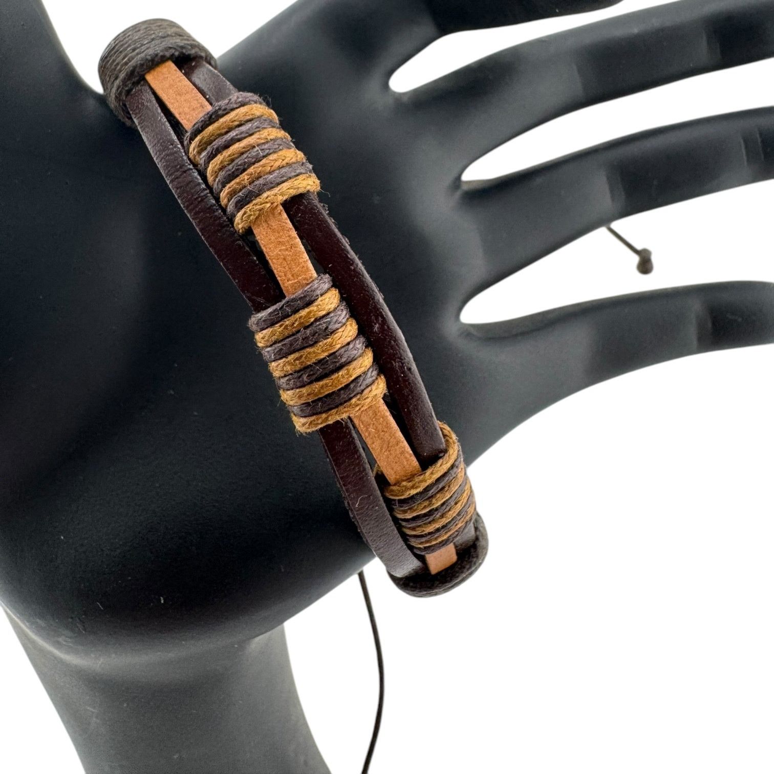 Other Blackened Oath: Leather Cuff for Unapologetic Rebellion Size ONE SIZE - 1 Thumbnail