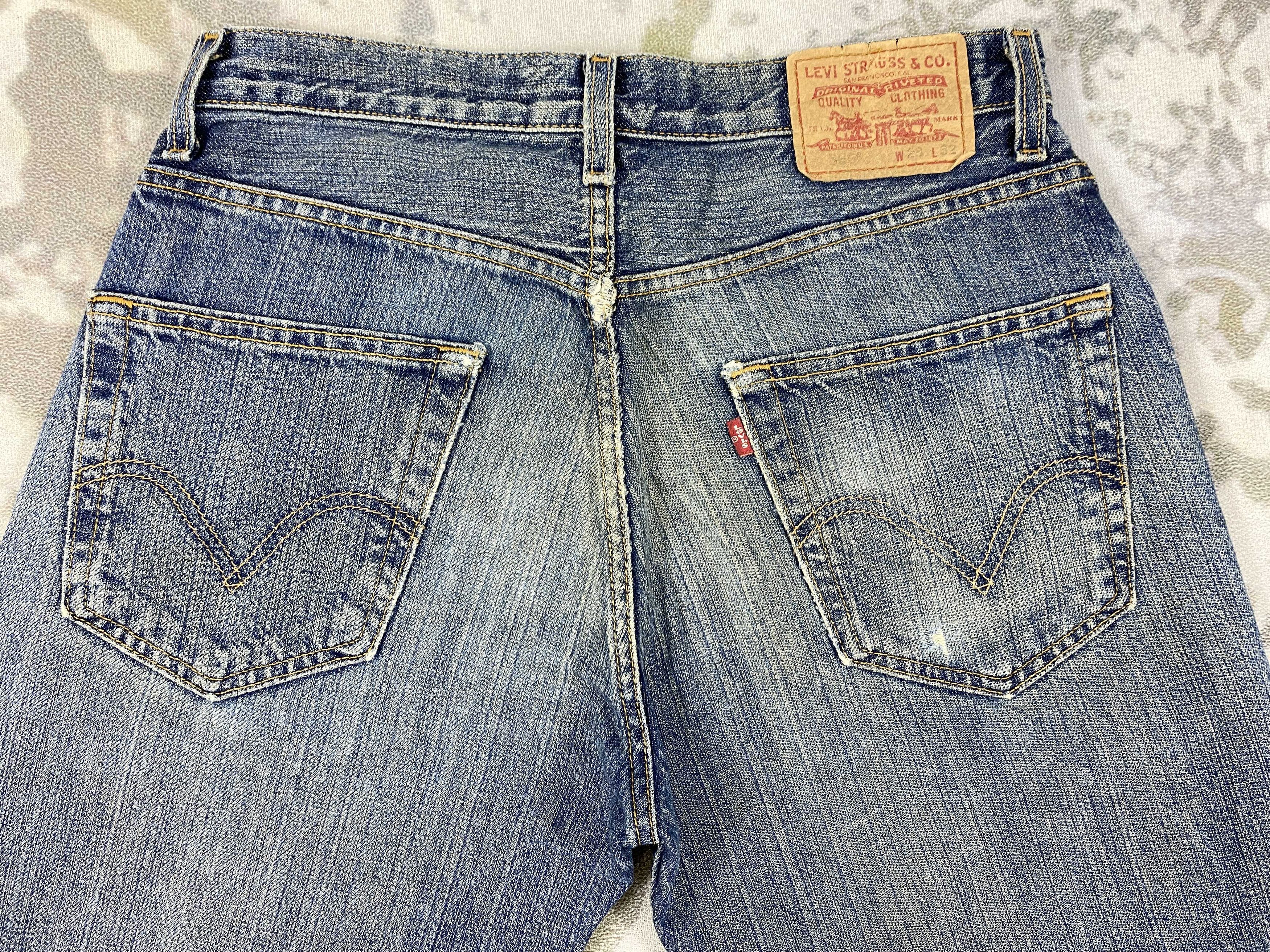 Levi's Faded Blue Vintage Levi's 569 Jeans 31x29 Denim -JN2081 Size US 31 - 4 Thumbnail