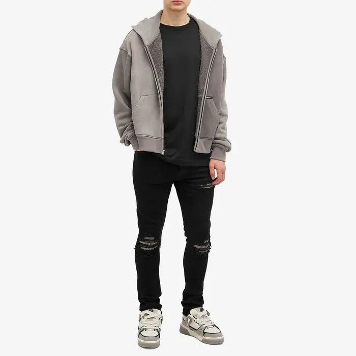 Amiri o1orln0326 Snake MX1 Jeans in Black Size US 33 - 2 Thumbnail