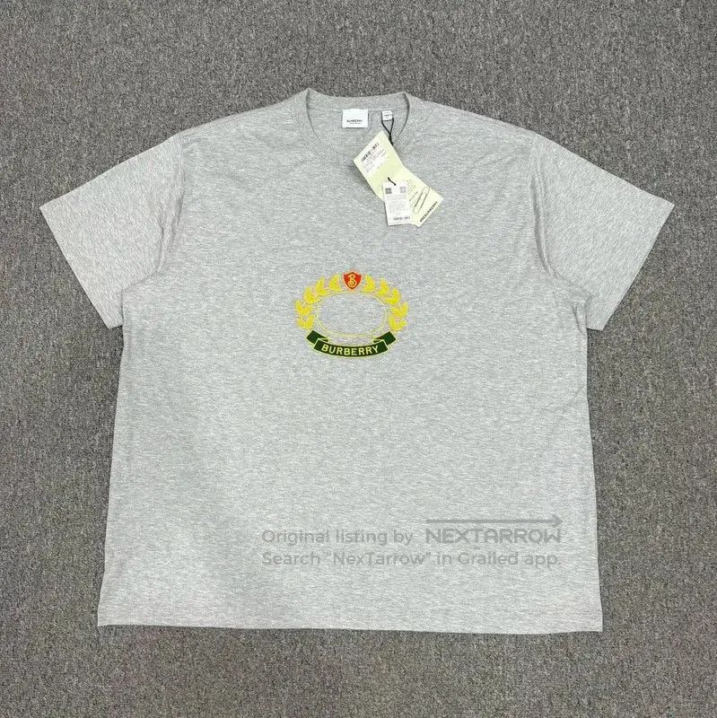 Burberry Burberry Gray Cotton Men's T. Size US XL / EU 56 / 4 - 1 Thumbnail