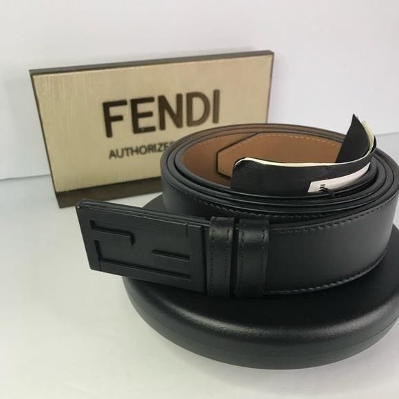 Fendi New Authentic Fendi Baguette FF Logo Buckle Leather Belt","d Size ONE SIZE - 14 Thumbnail