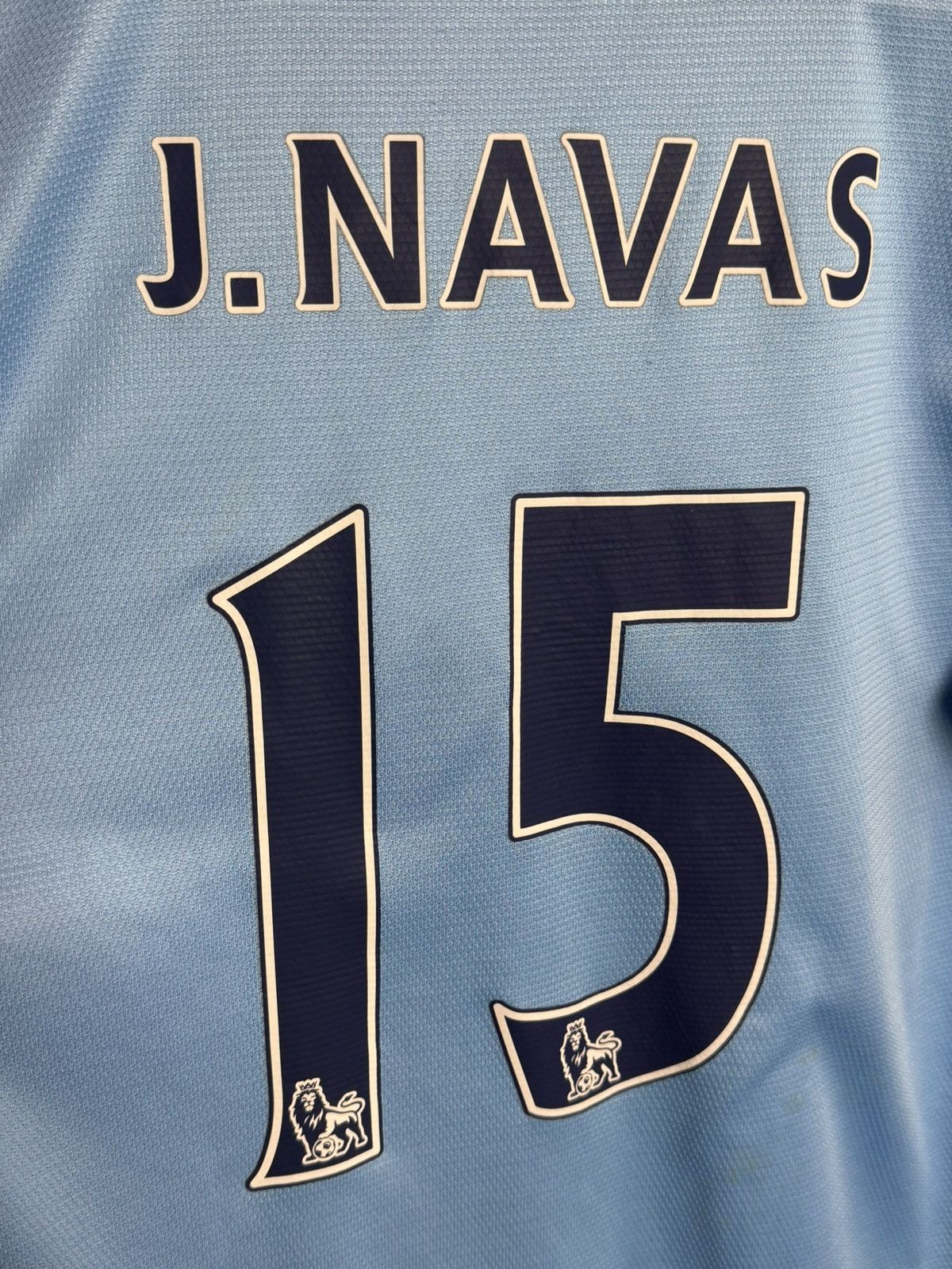 Nike Manchester City 13/14 Home Jesus Navas Football Jersey Size US S / EU 44-46 / 1 - 3 Thumbnail