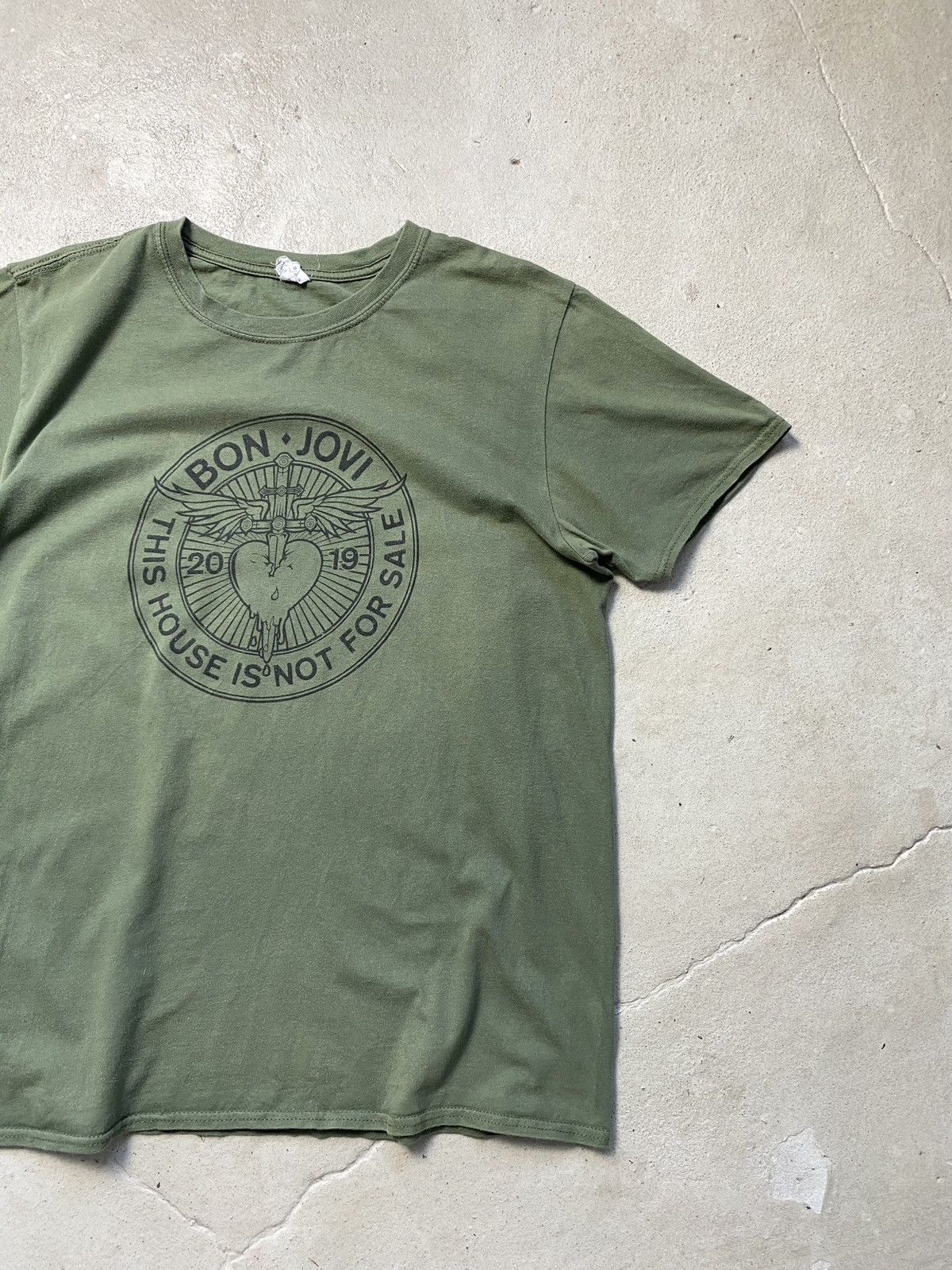 Band Tees Vintage Bon Jovi House Not For Sale Promo Album T Shirt Size US L / EU 52-54 / 3 - 3 Thumbnail