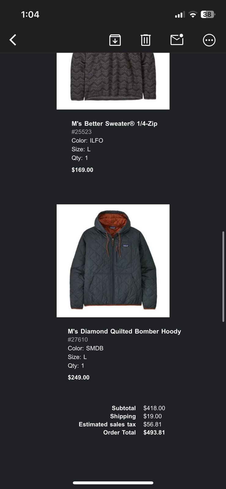 Patagonia Patagonia Diamond Quilted Bomber Hoody Size US L / EU 52-54 / 3 - 7 Thumbnail