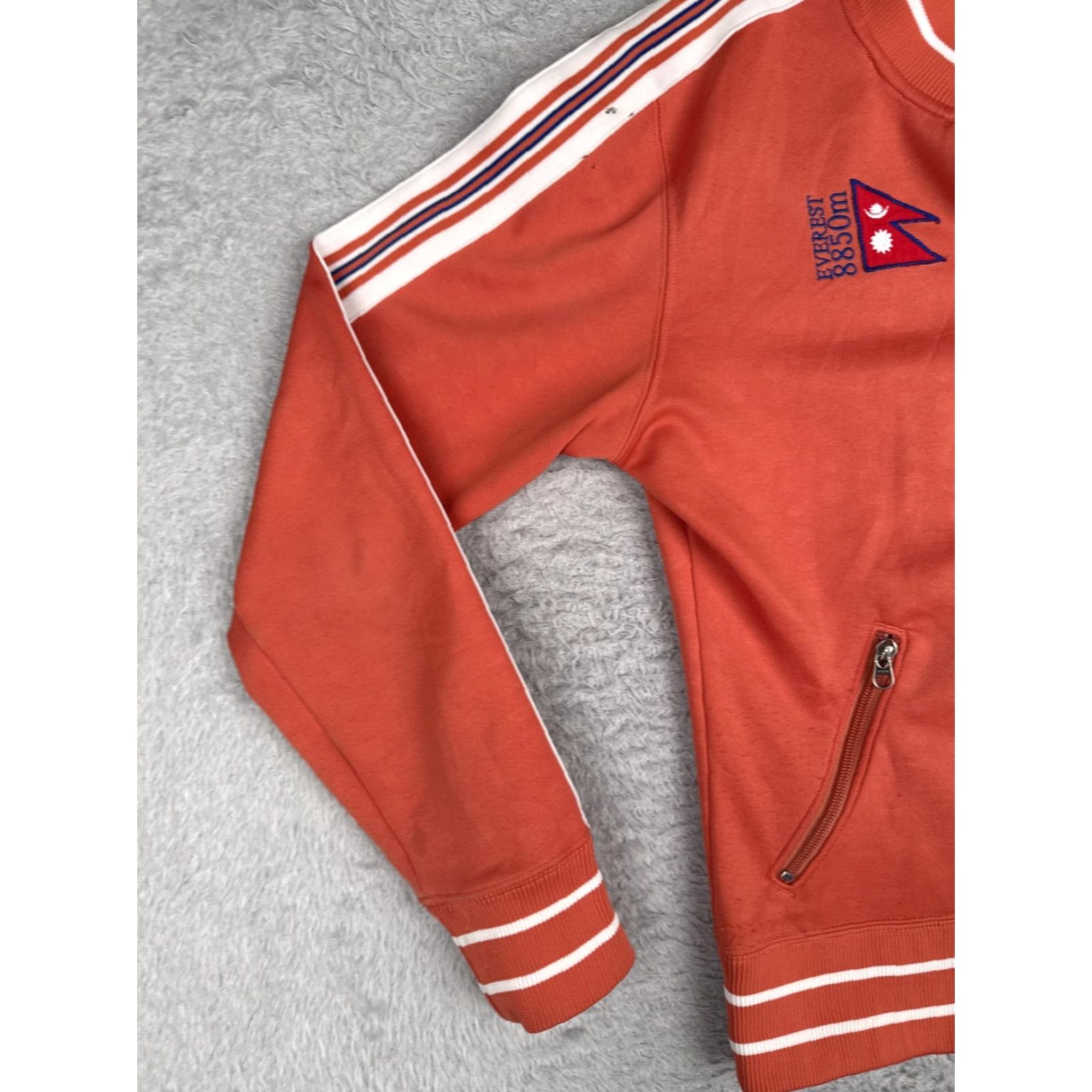 The North Face The North Face Jacket Womens Large Orange A5 Series Everest 8850m Track Striped Size L / US 10 / IT 46 - 5 Thumbnail