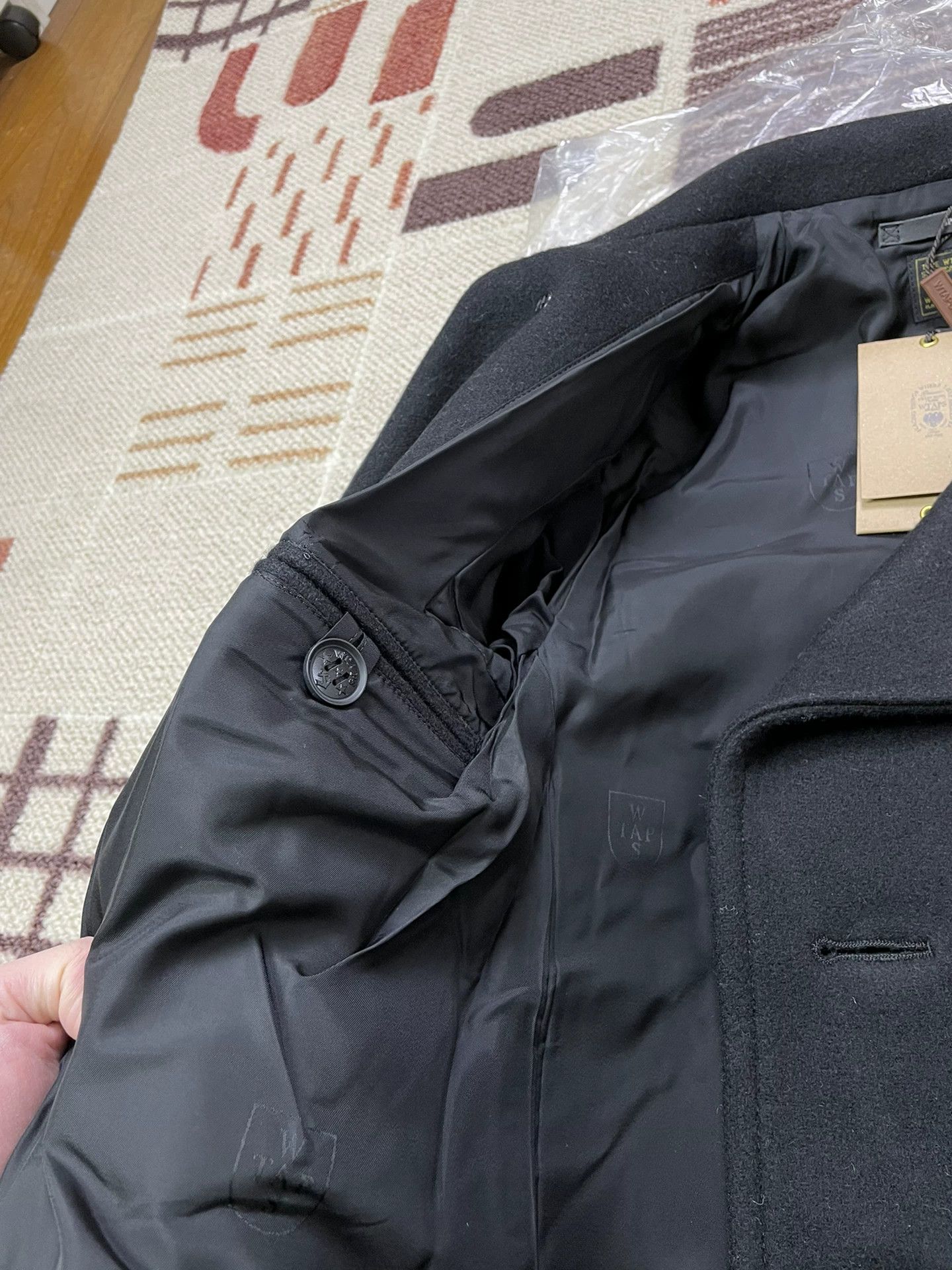 Wtaps WTAPS BLACK WATCH COAT Wool Slim S (new, gold label) Size US S / EU 44-46 / 1 - 8 Thumbnail