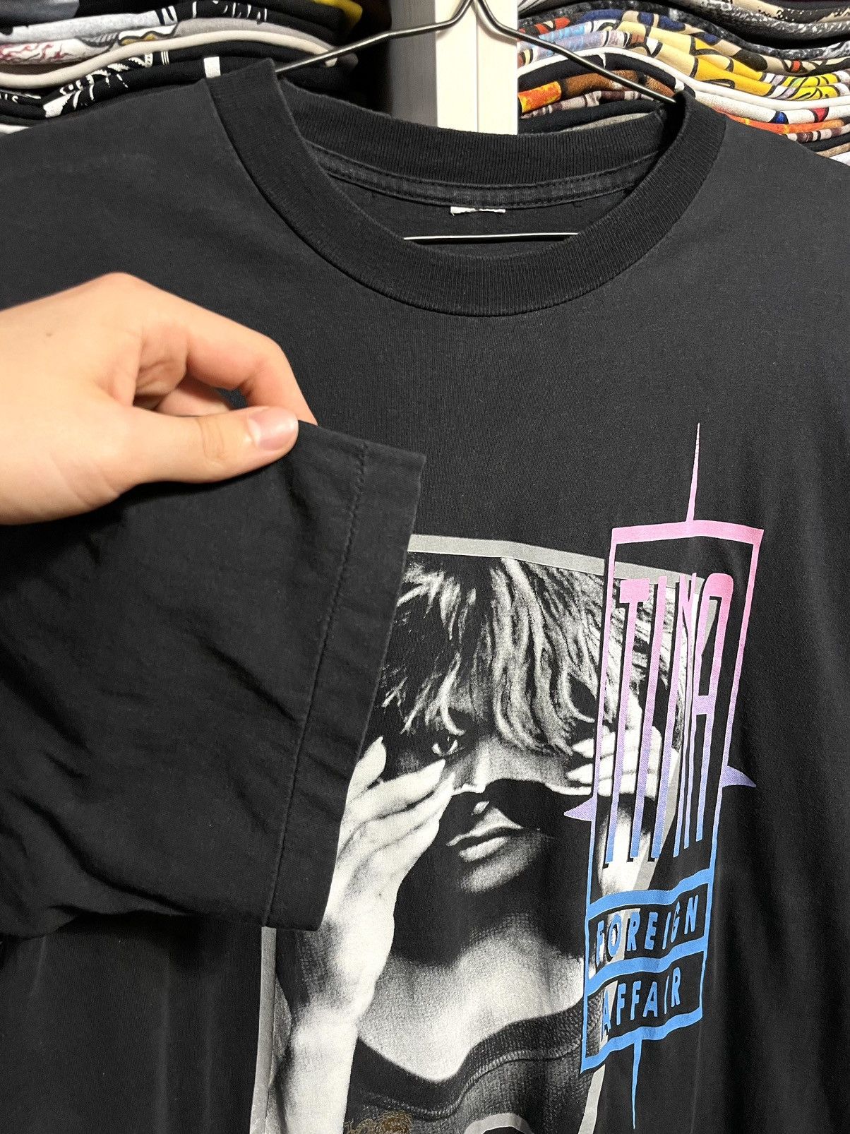 Band Tees Vintage 90s Tina Turner Foreign Affair World Tour T-Shirt Size US L / EU 52-54 / 3 - 4 Thumbnail