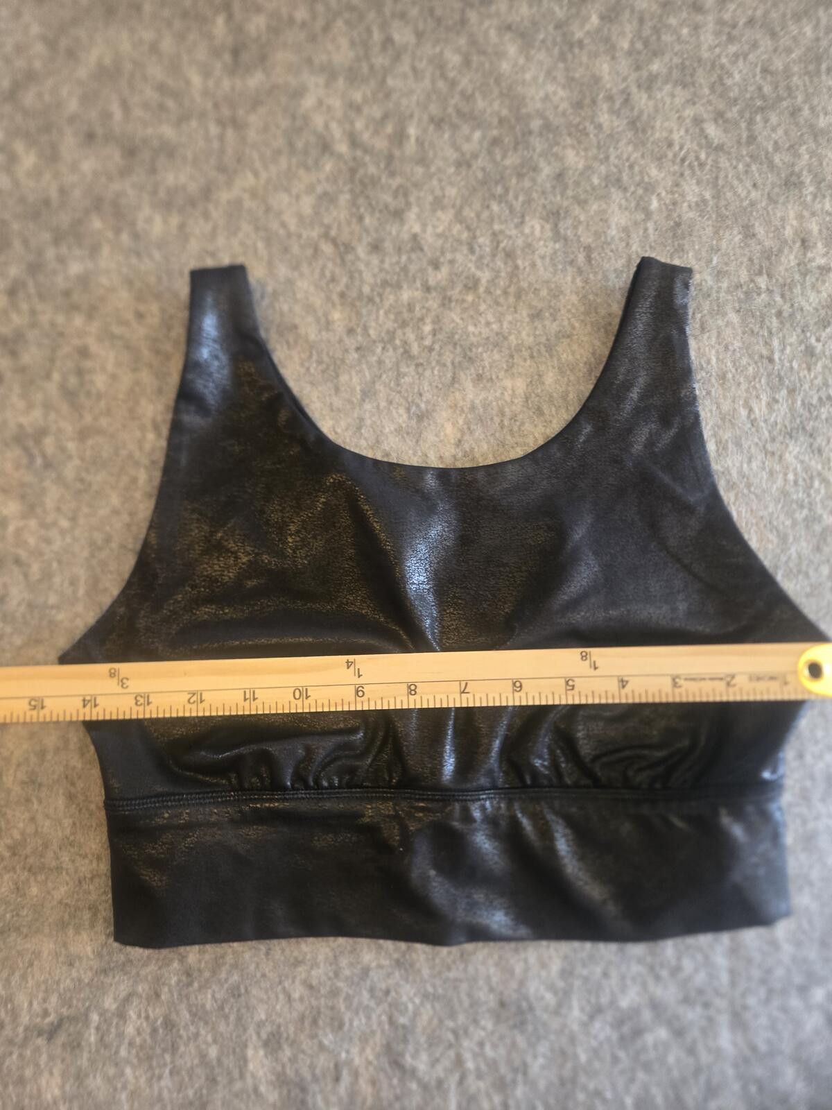 Other Shiny Crop Tank Top Sz M Y2K Whimsigoth Size M / US 6-8 / IT 42-44 - 7 Thumbnail
