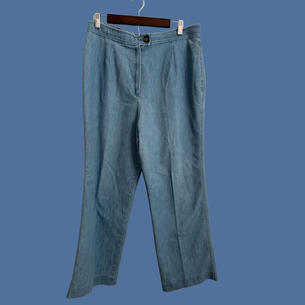 Vintage VINTAGE Koret Jeans Womens 16 Blues Light Wash High Waisted Bareback 70s 80s Size 38" / US 16 / IT 52 - 1 Thumbnail
