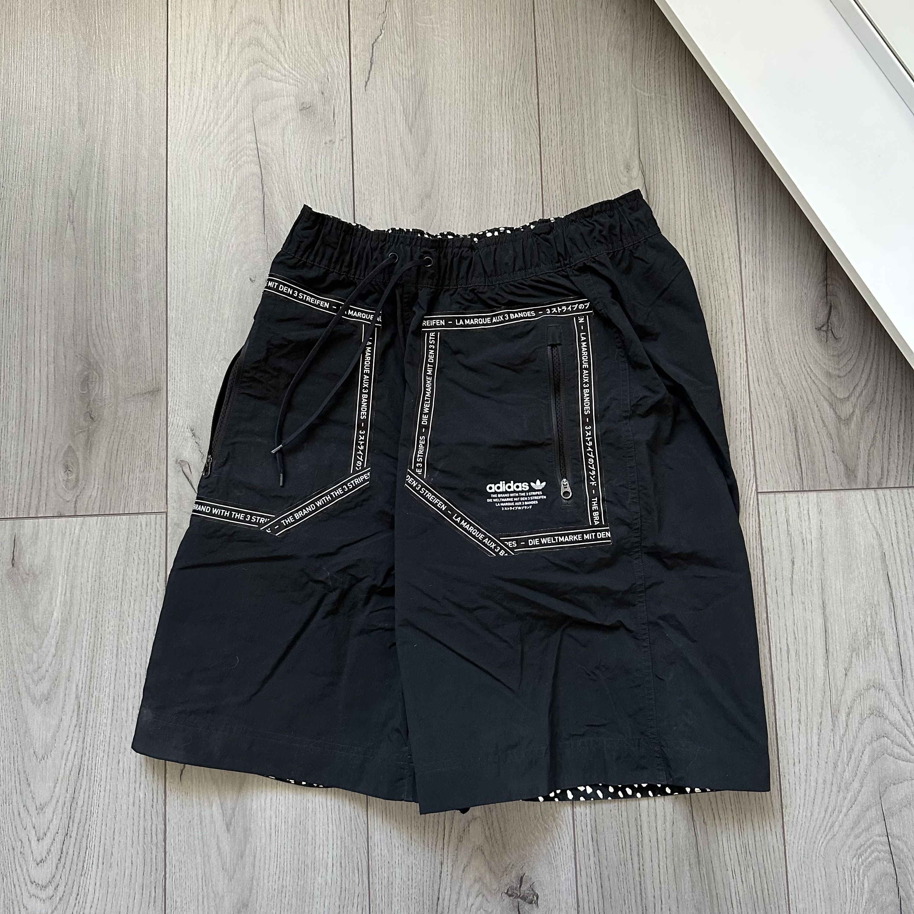 Adidas Adidas Reversible Japanese Style Nylon Drill track Shorts Size US 32 / EU 48 - 5 Thumbnail