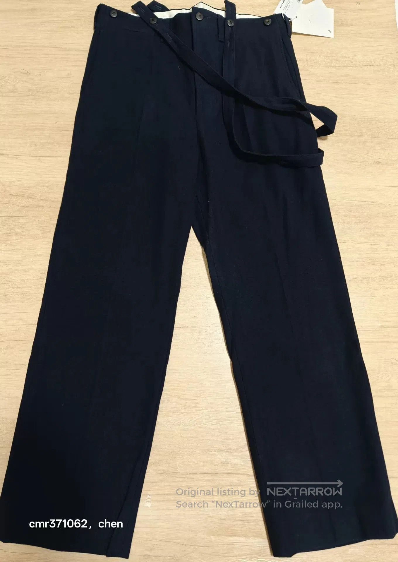 Visvim Blue Casual Pants with Belt, Size 32. Size US 32 / EU 48 - 1 Thumbnail
