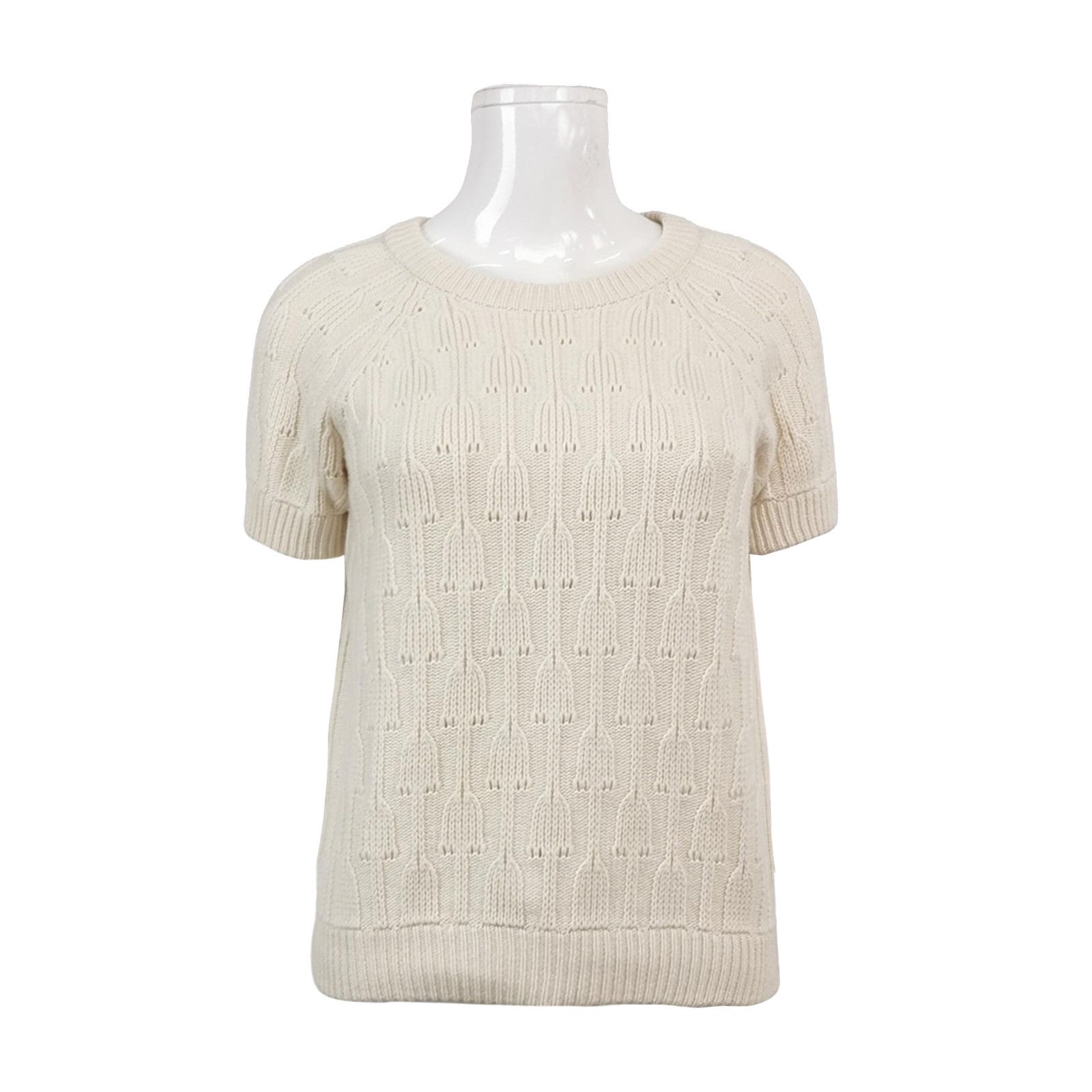 Hermes Hermès Cashmere Cotton Blend Sweater Size 36 Size XS / US 0-2 / IT 36-38 - 1 Thumbnail