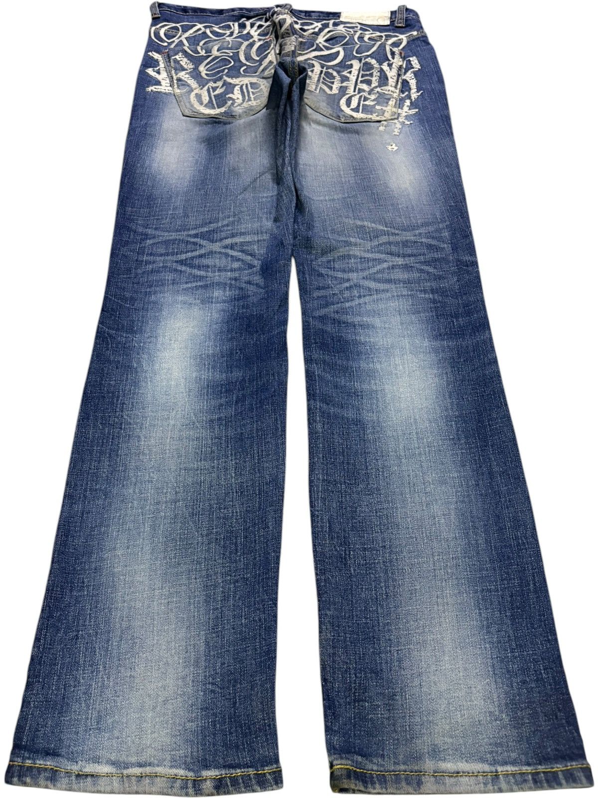 Vintage Red Pepper Mud Wash Embroidery Jeans