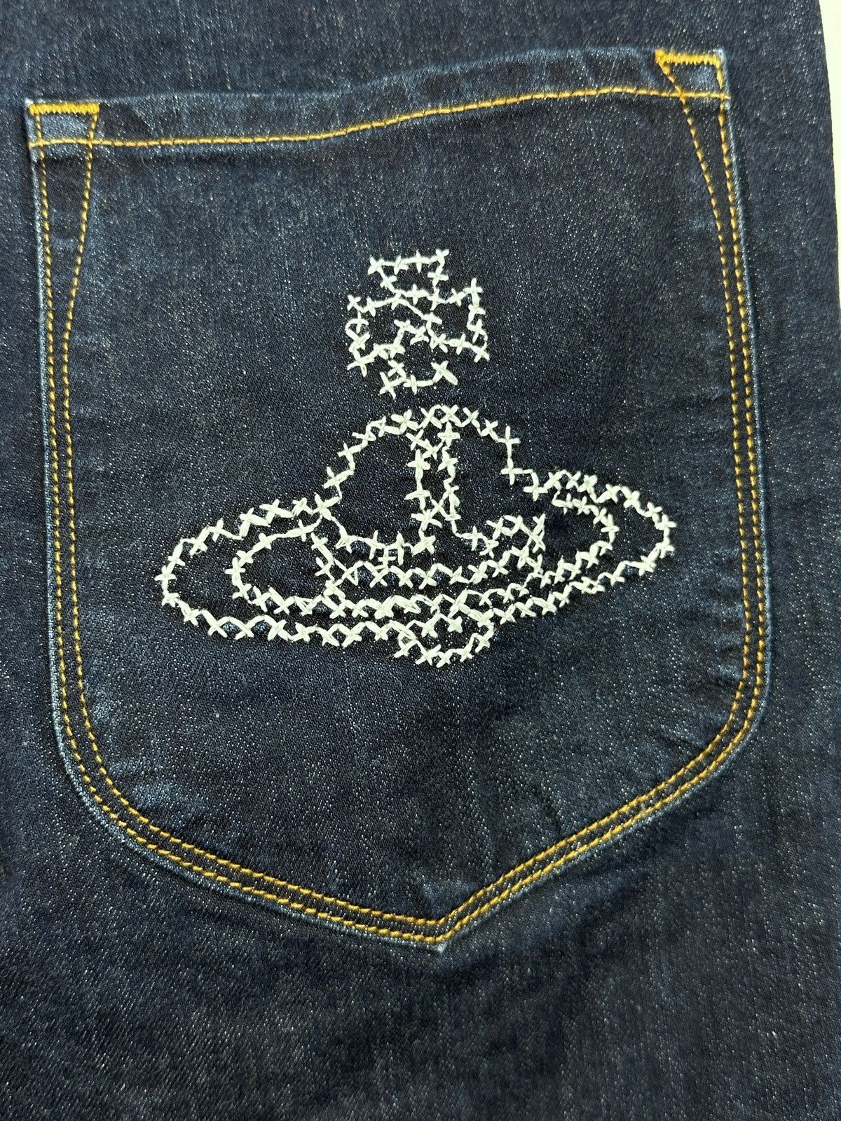 Vivienne Westwood Vivienne Westwood Navy Blue Denim Jeans Pants Size US 30 / EU 46 - 13 Thumbnail