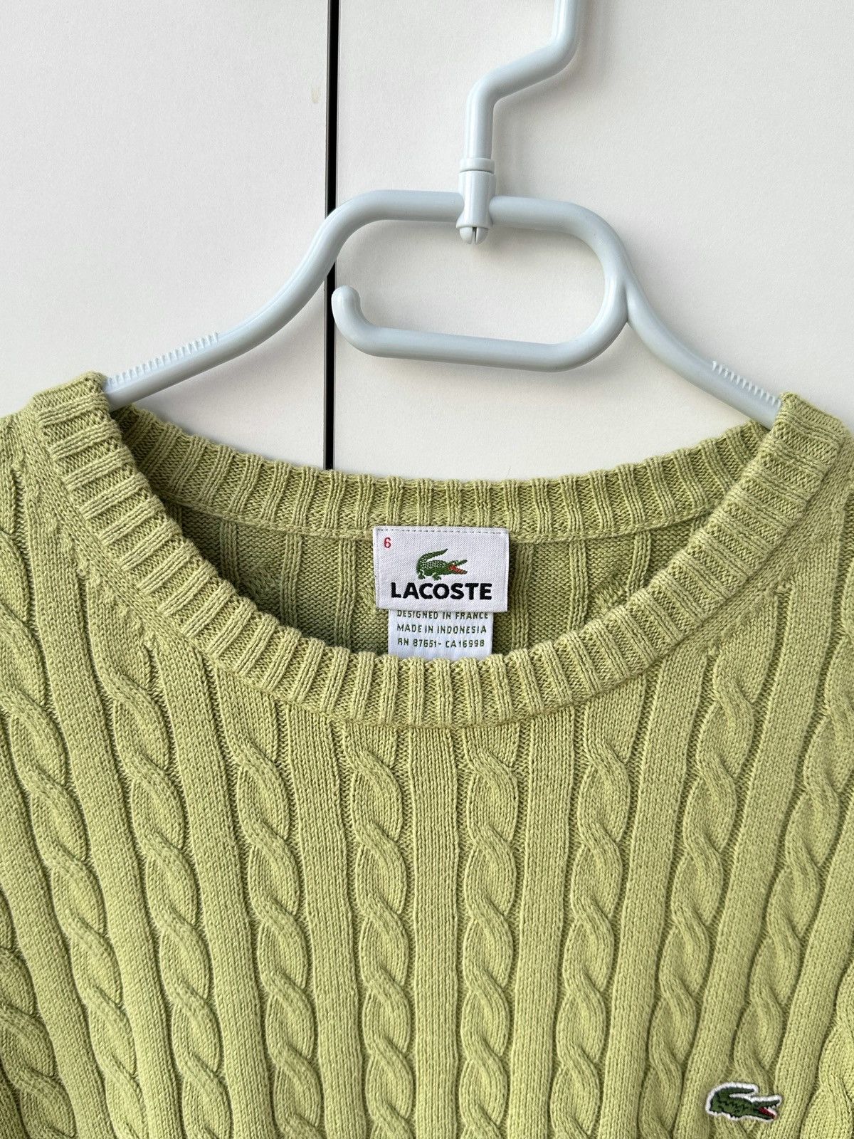 Lacoste × Vintage RARE Vintage 90’s Lacoste Sweater Y2k Size US XL / EU 56 / 4 - 3 Thumbnail