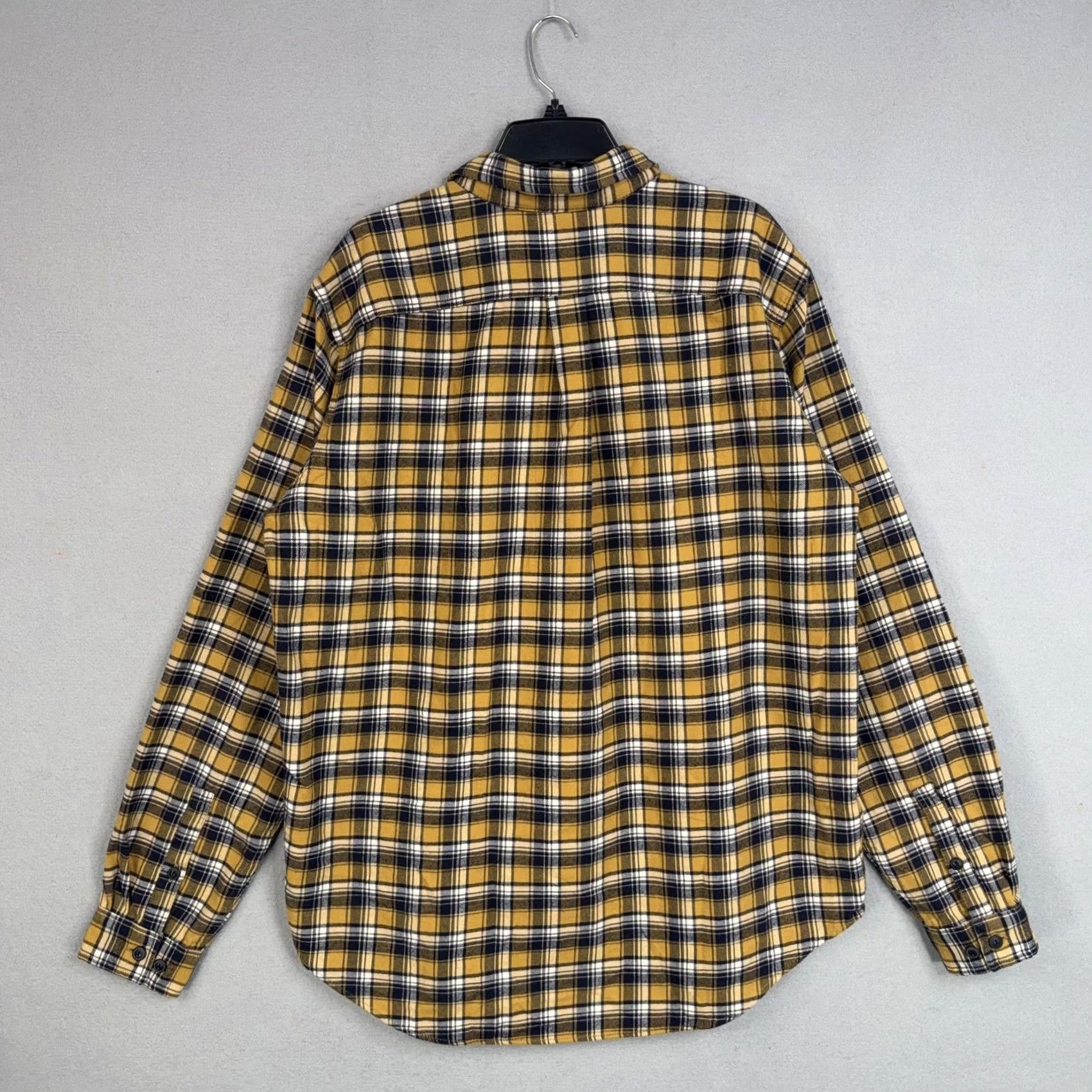 Eddie Bauer VINTAGE Eddie Bauer Shirt Mens XL Tall Yellow Plaid Flannel Relaxed Long Sleeve Button-Up) Size US XL / EU 56 / 4 - 6 Thumbnail