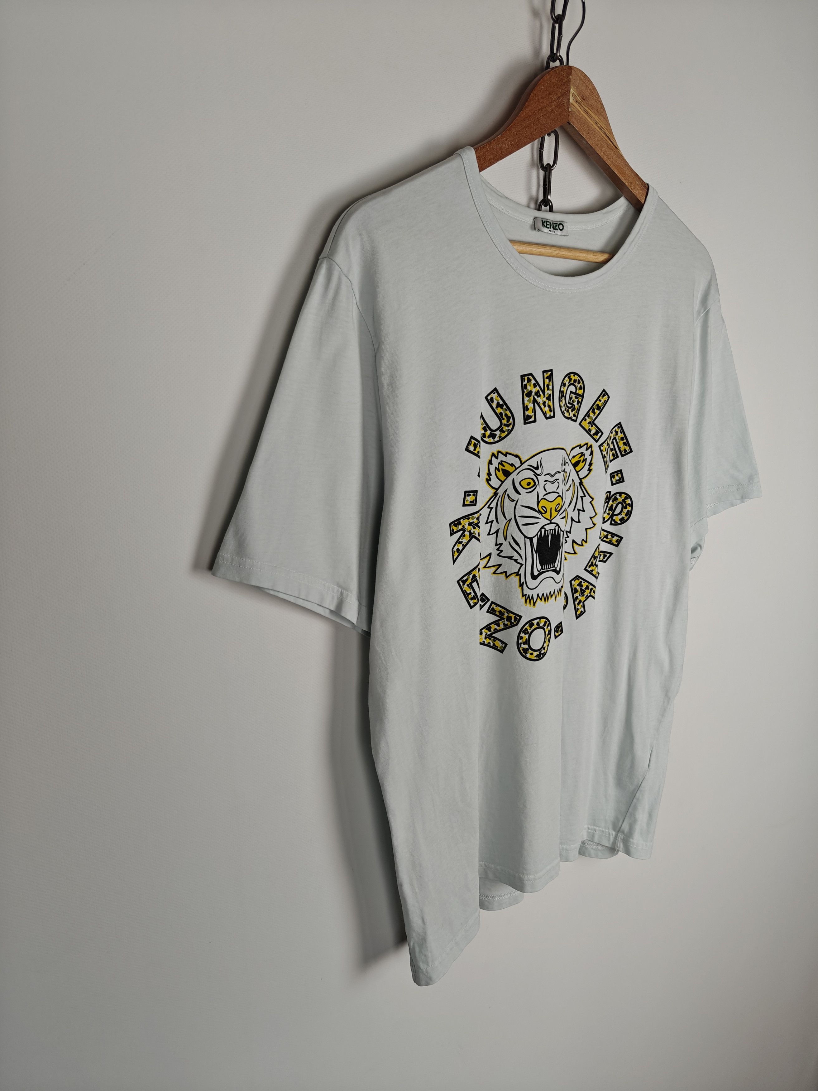Kenzo Kenzo Paris T-Shirt Tiger Logo Tee White Crew size XL Size US XL / EU 56 / 4 - 5 Thumbnail