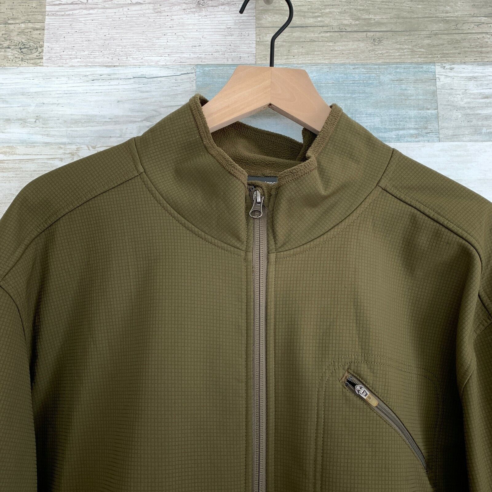 New Balance New Balance Mock Neck Jacket Green Soft Shell Mens 2XL Size US XXL / EU 58 / 5 - 2 Thumbnail