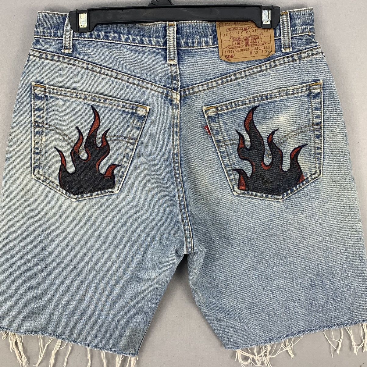 Levi's Vintage Custom Levis 505 Jorts Shorts Denim Jeans W32 Size US 32 / EU 48 - 6 Thumbnail