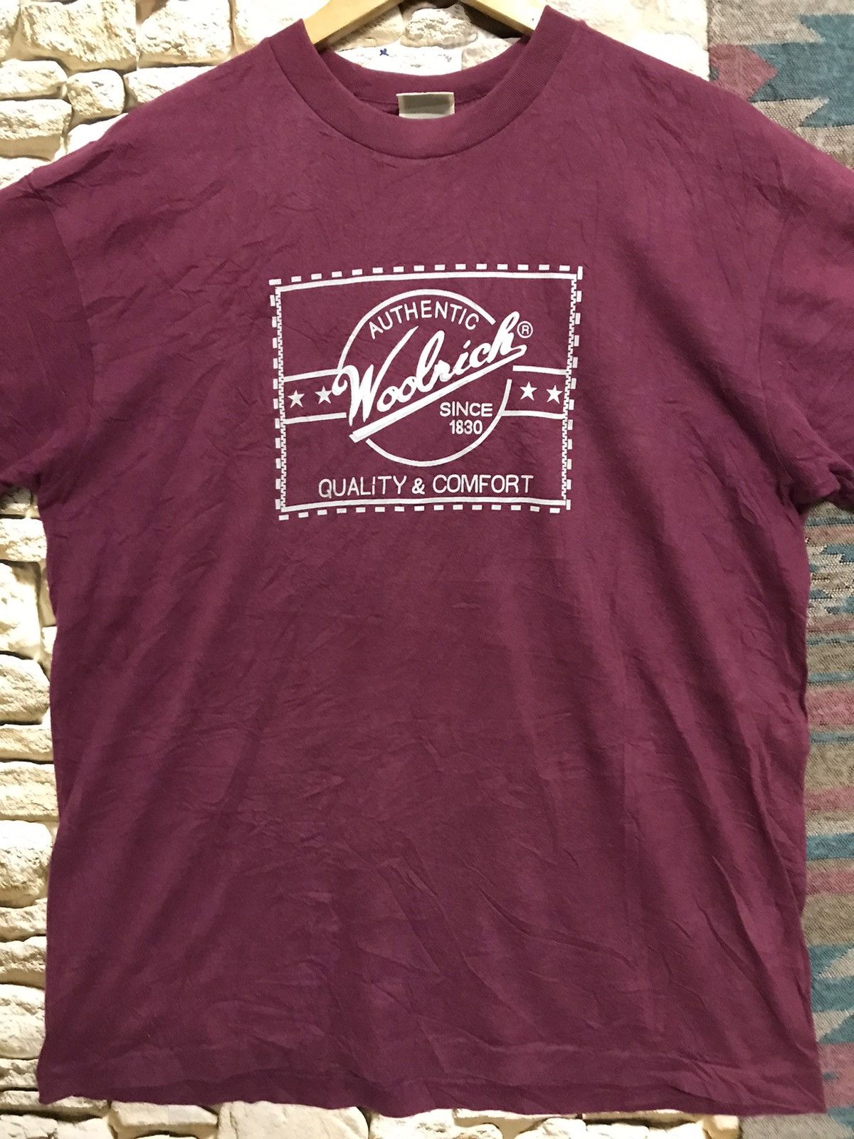 Vintage × Woolrich Woolen Mills Vintage Woolrich Tees Size US L / EU 52-54 / 3 - 3 Thumbnail