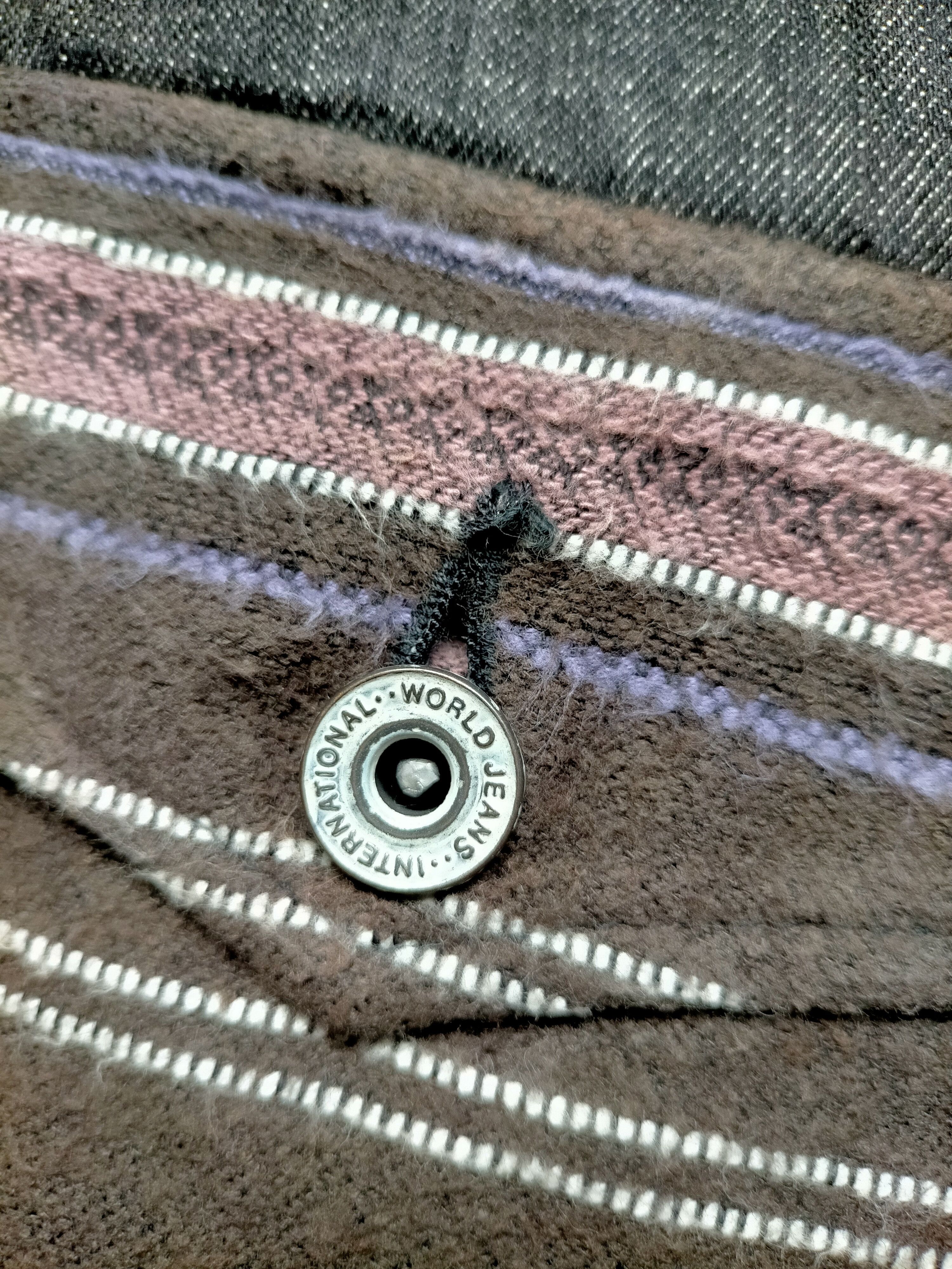 Hysteric Glamour Concave attempt Blanket Navajo style Single pocket jeans Size US 32 / EU 48 - 18 Thumbnail