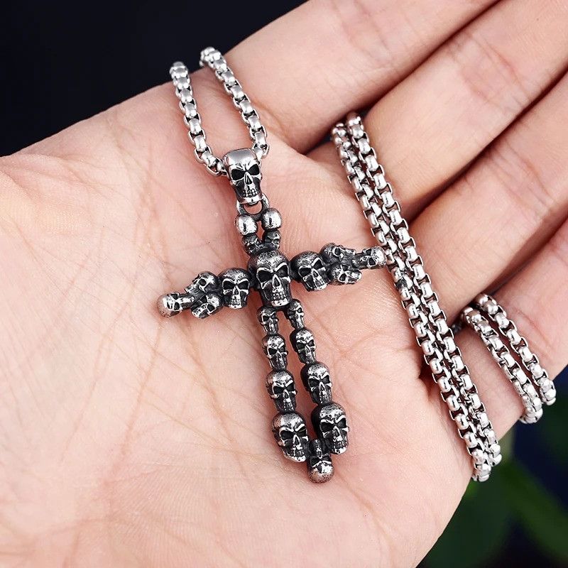 Japanese Brand × Jewelry Gothic Skull Pendant Necklace Size ONE SIZE - 2 Thumbnail