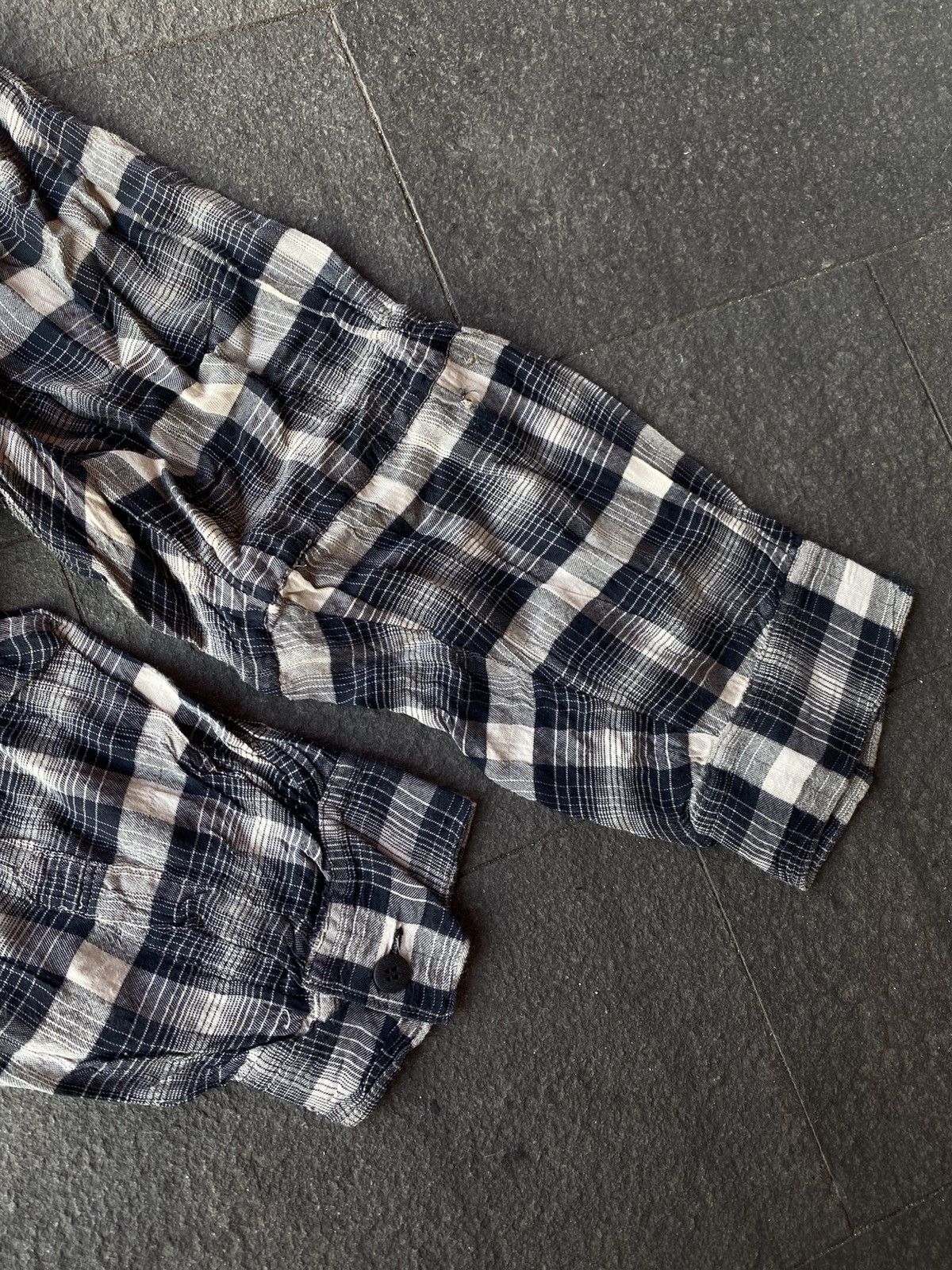 Issey Miyake 💸BINDING OFFER💸 ISSEY MIYAKE PLEATED PLAID UNIQUE FLANNEL Size US XL / EU 56 / 4 - 7 Thumbnail