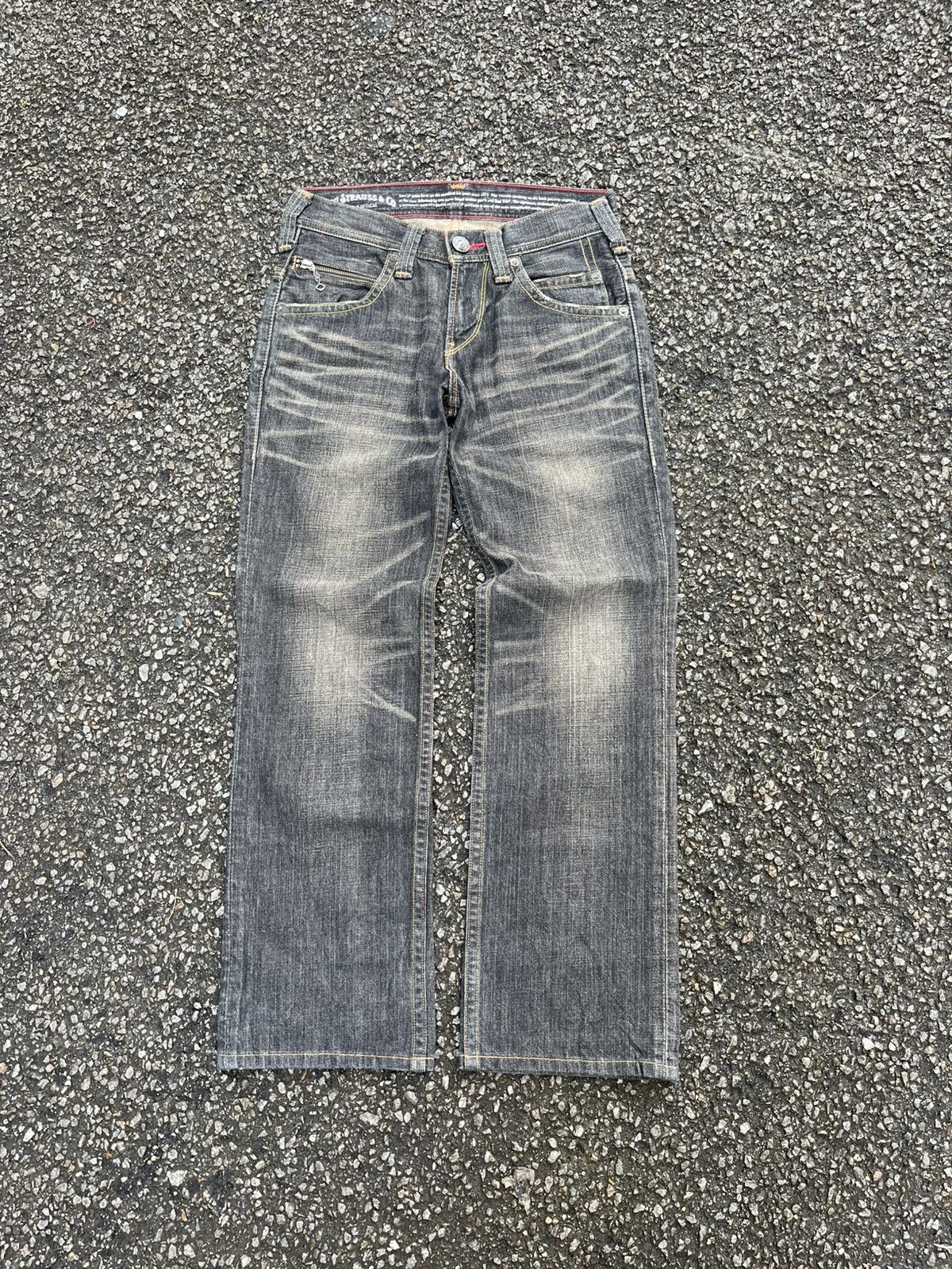 Hysteric Glamour Vintage Levis 502 Faded Black Stone Jeans Low Rise Denim Size US 29 - 1 Thumbnail