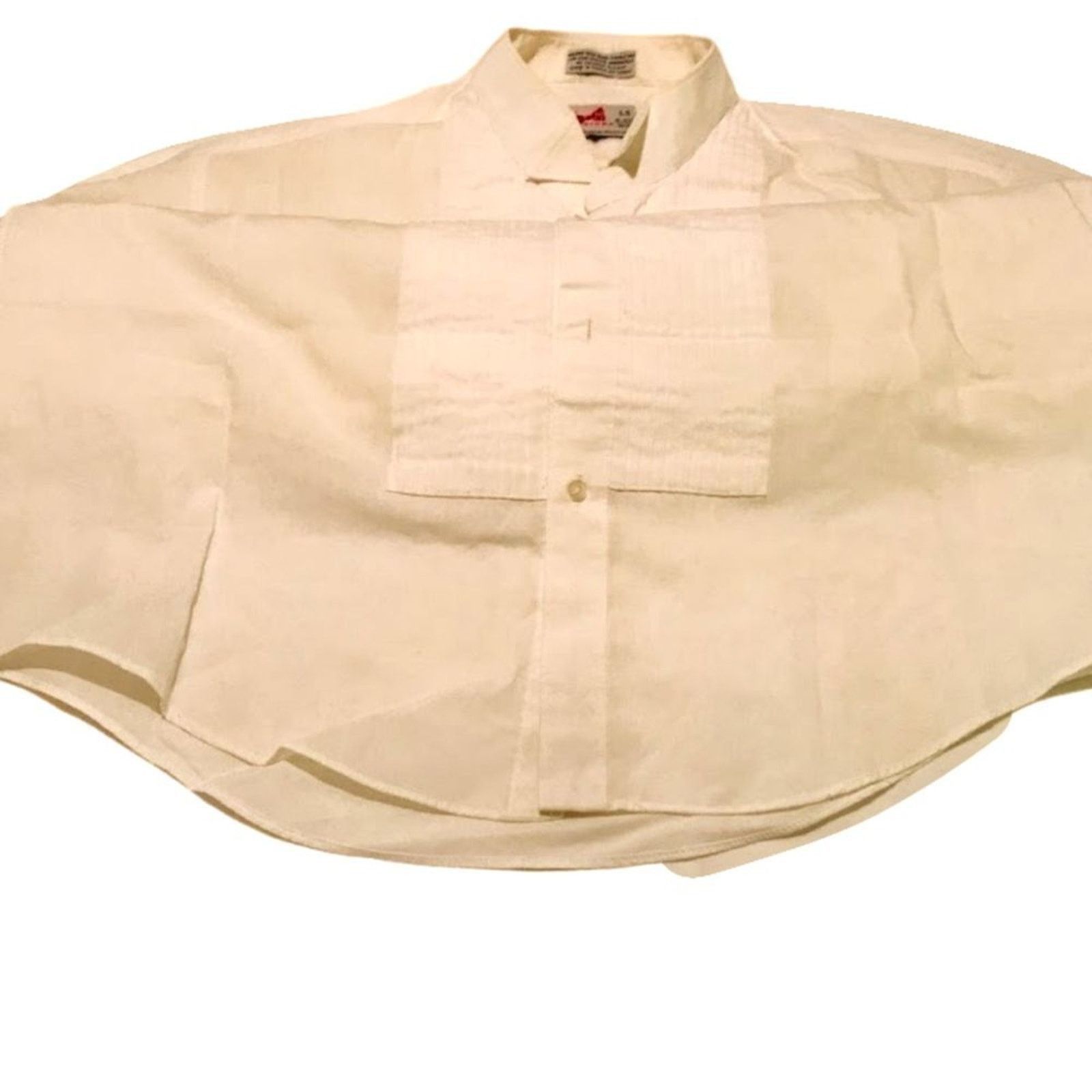 The Unbranded Brand Vintage Lum Fashions Men`s Shirt White Cotton Button Down L Size US L / EU 52-54 / 3 - 2 Thumbnail