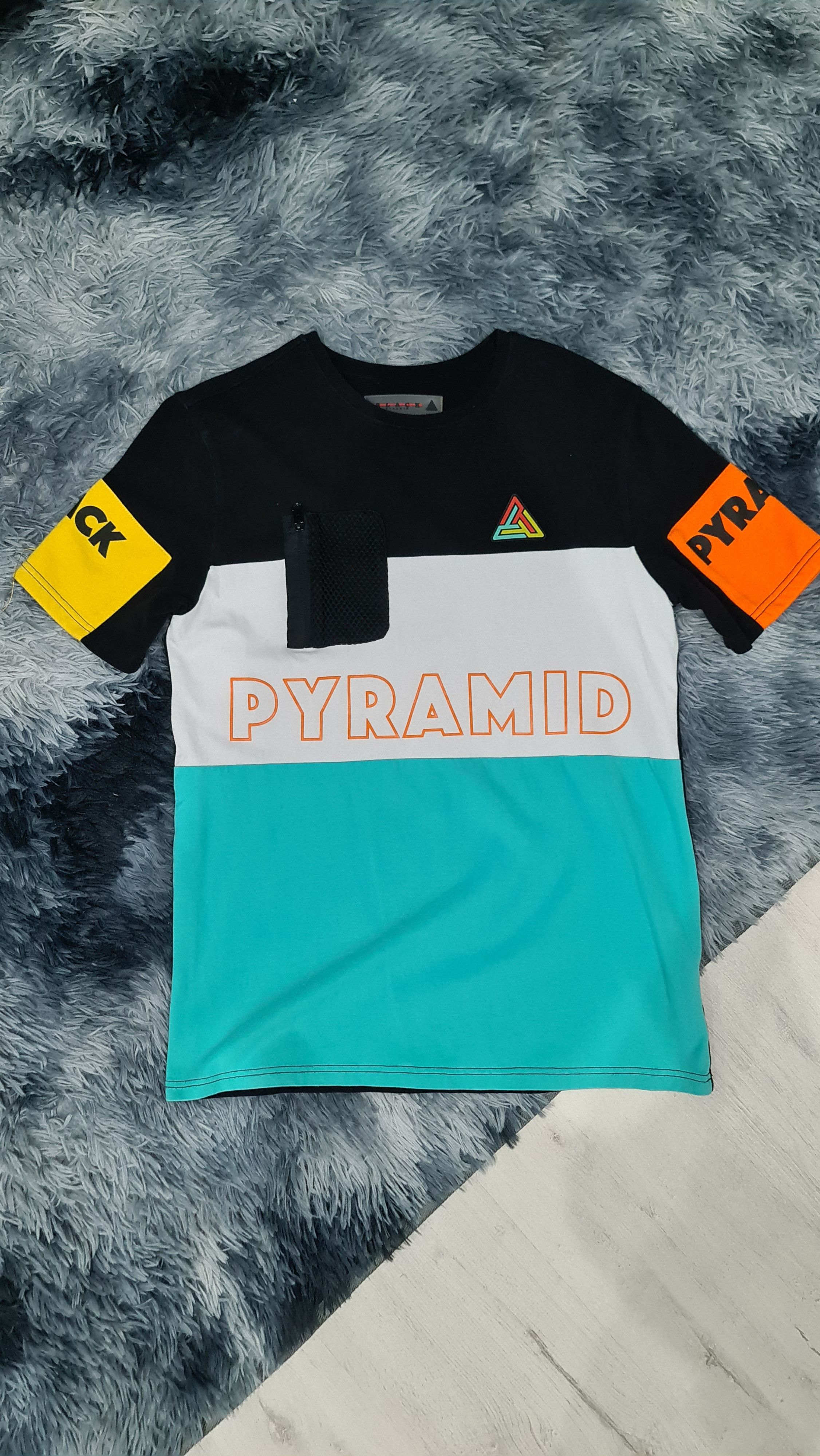 Black Pyramid Black Pyramid Colour Block Tee | Grailed