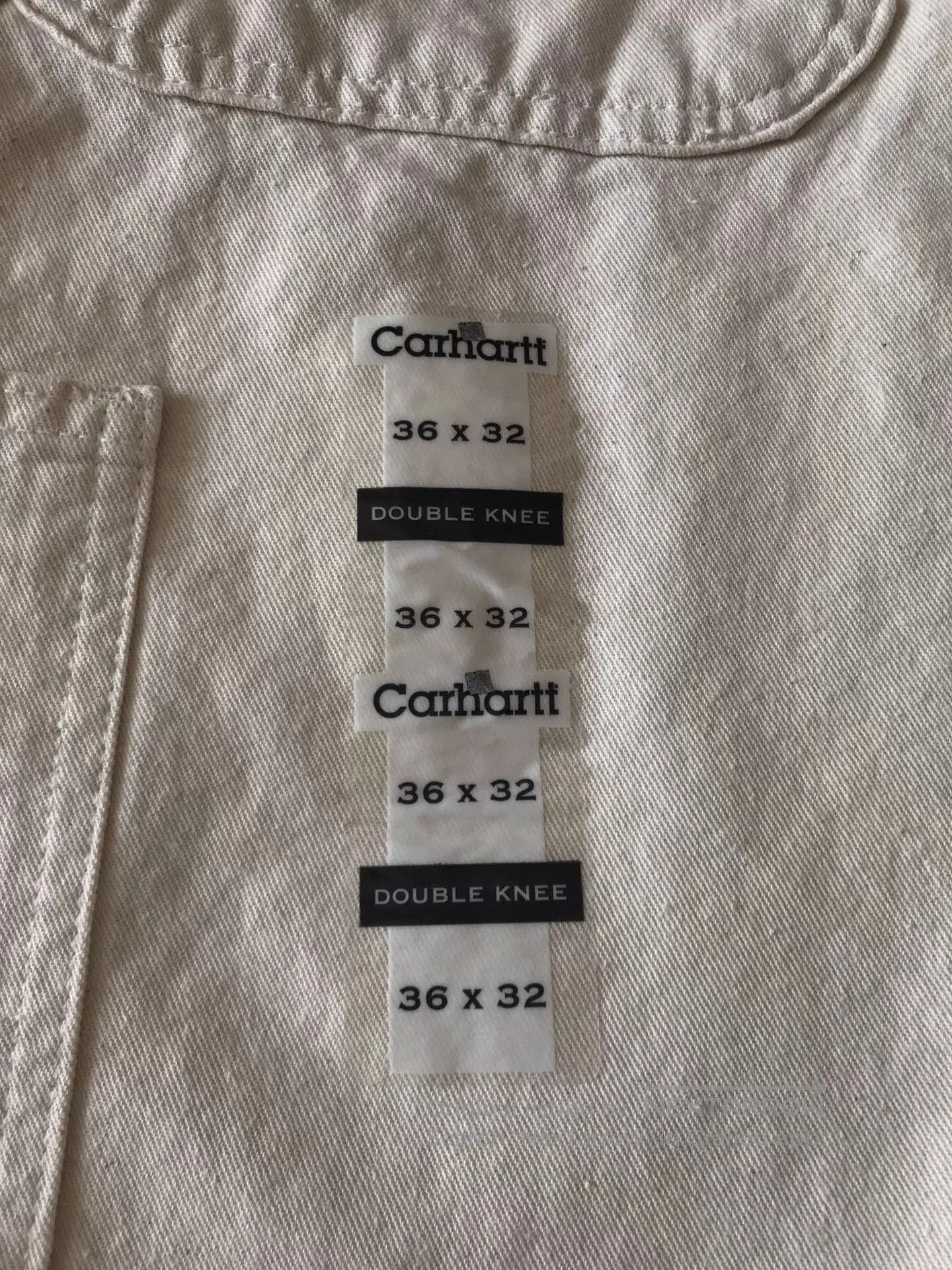 Carhartt Carhartt R34 NAT Overalls W36L32. Size US 36 / EU 52 - 6 Thumbnail