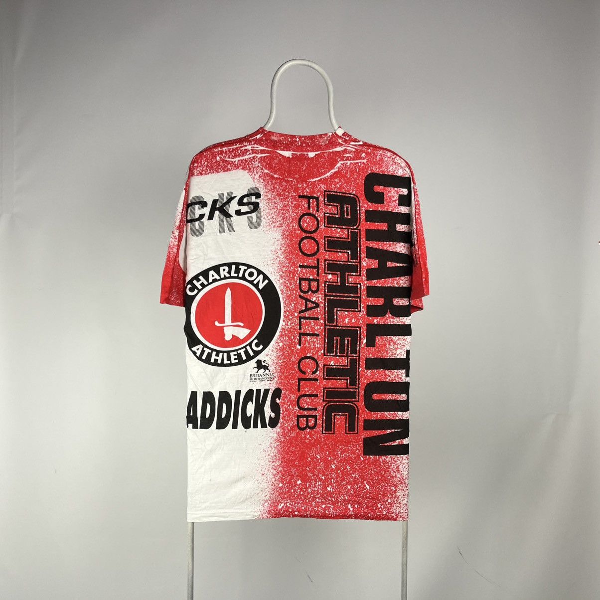 Band Tees Vintage Charlton Athletic football club tshirt AOP Size US XL / EU 56 / 4 - 2 Thumbnail