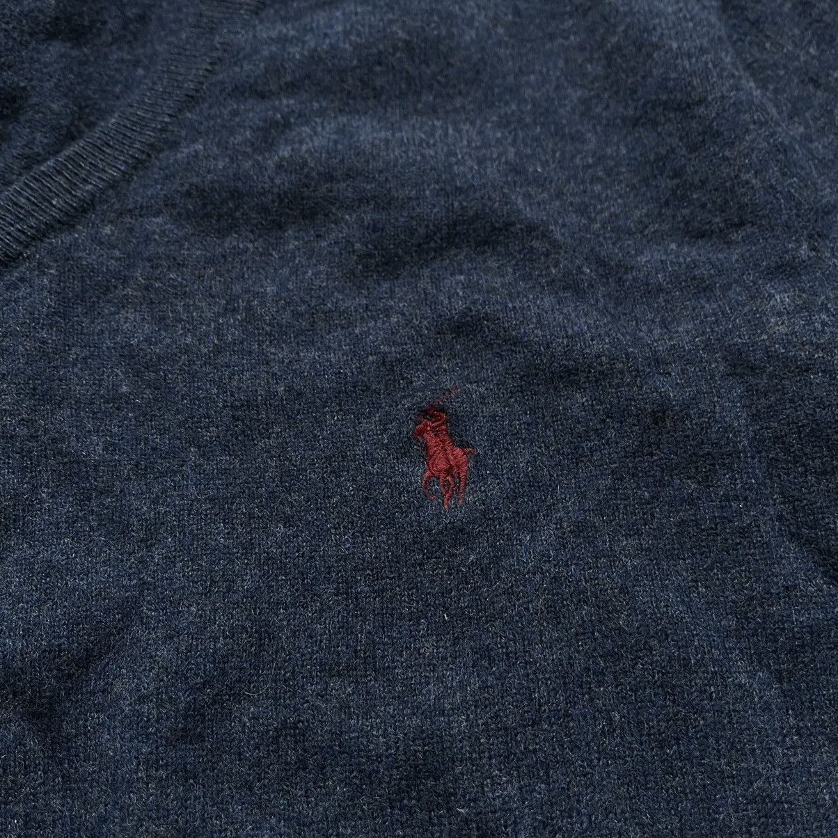 Polo Ralph Lauren × Vintage Polo Ralph Lauren Vintage Merino Wool V Neck Sweater Mens M Size US M / EU 48-50 / 2 - 3 Thumbnail