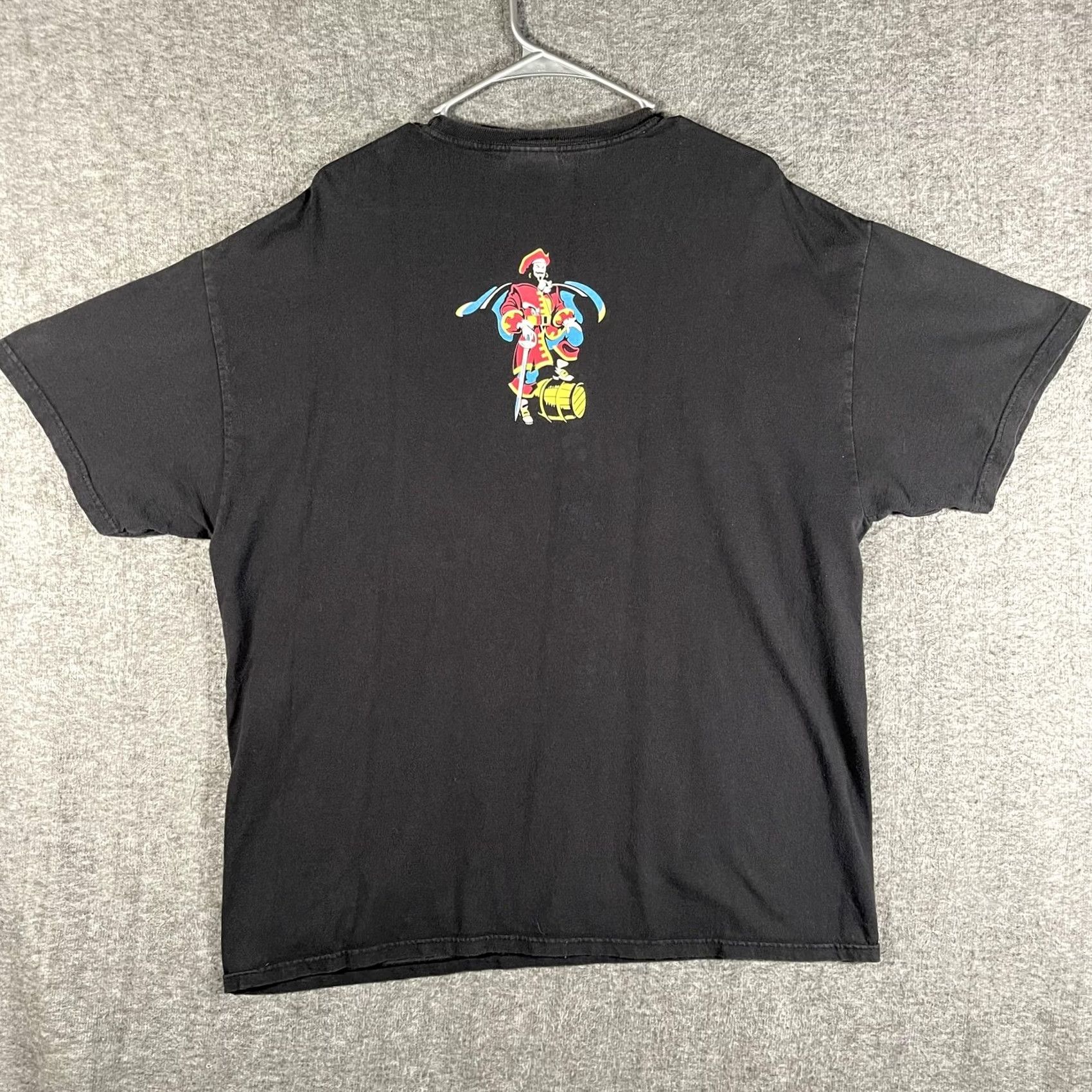 Hanes Hanes Captain Morgan Got a little CAPTAIN in you? Black XL Mens T-Shirt Graphic Print Crew Neck Short Sleeve Vintage No Size US XL / EU 56 / 4 - 2 Thumbnail